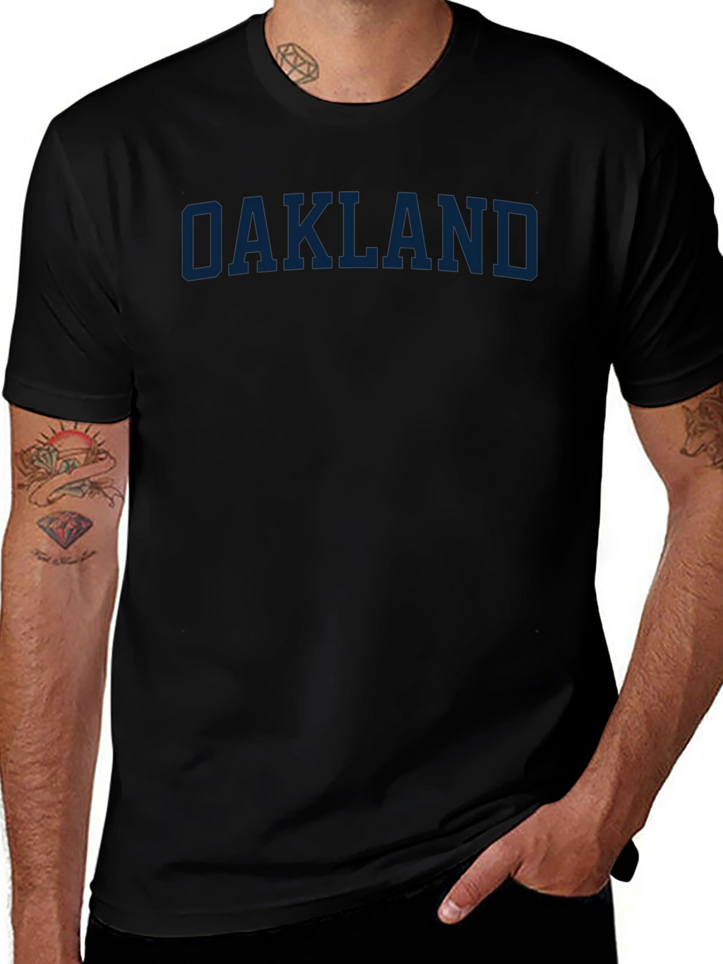 Oakland Graphic Tee - Mens Black T-Shirt