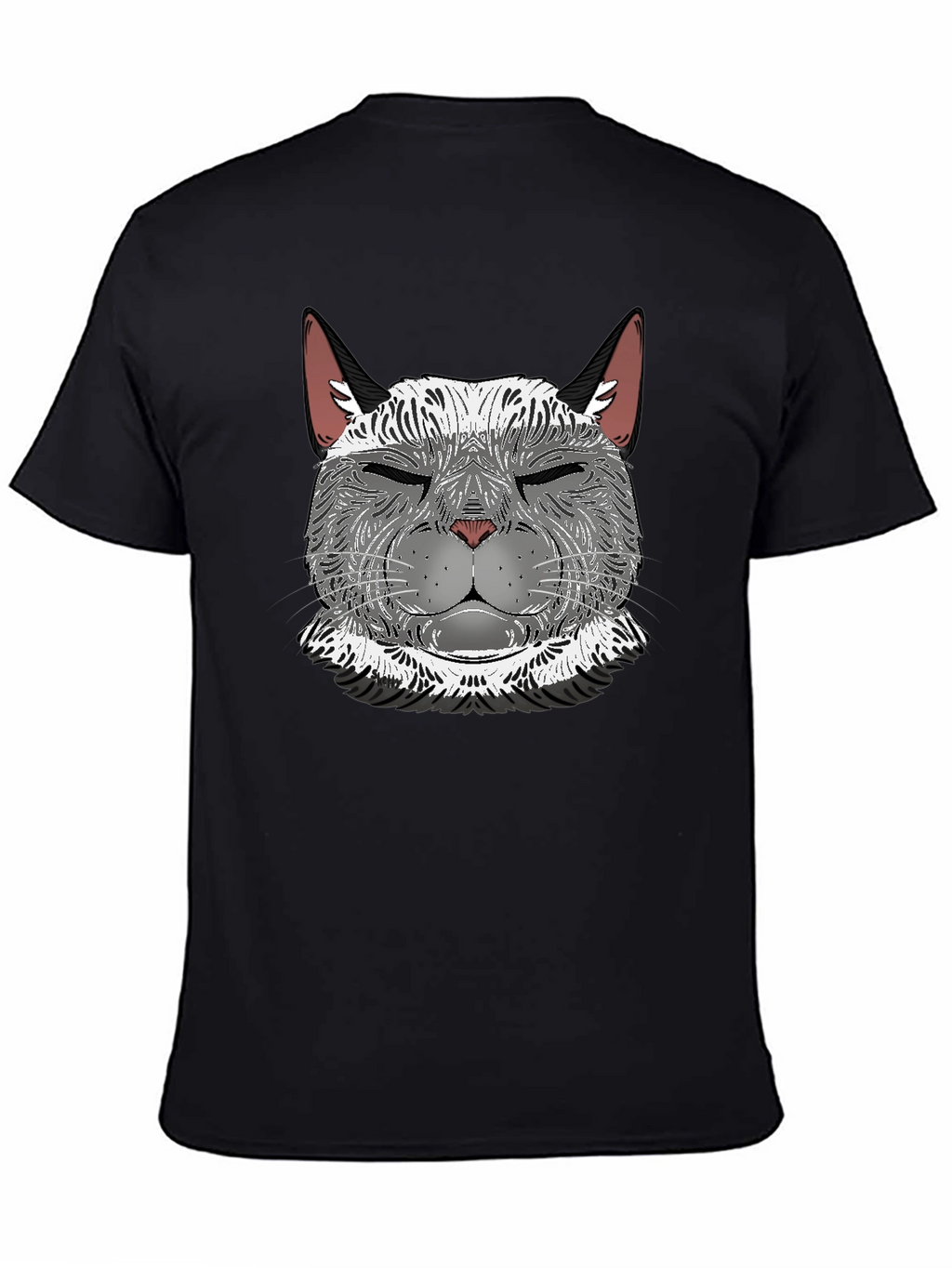 Cool Cat Graphic T-Shirt - Mens Black Tee
