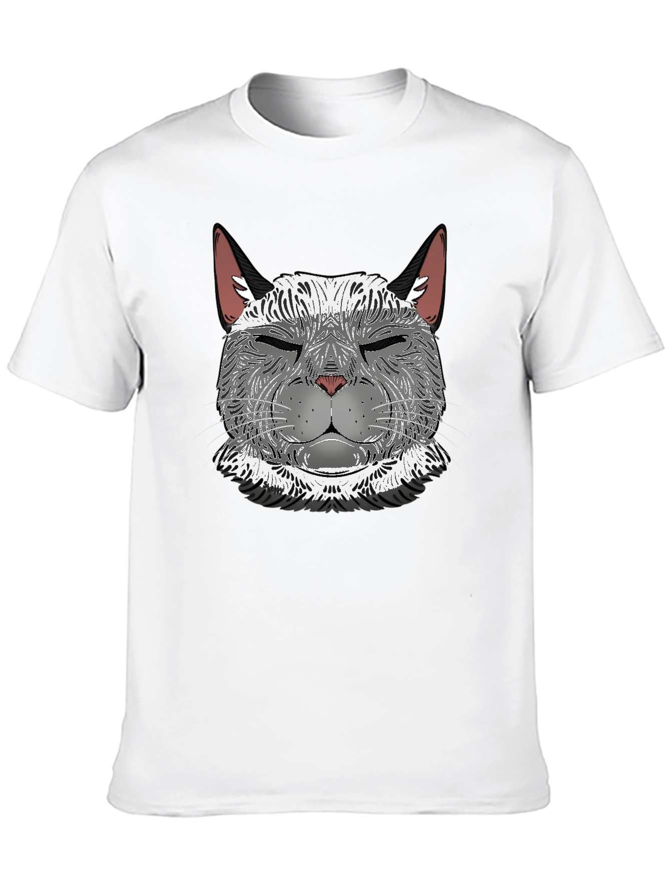 Cool Cat Graphic T-Shirt - Mens Black Tee