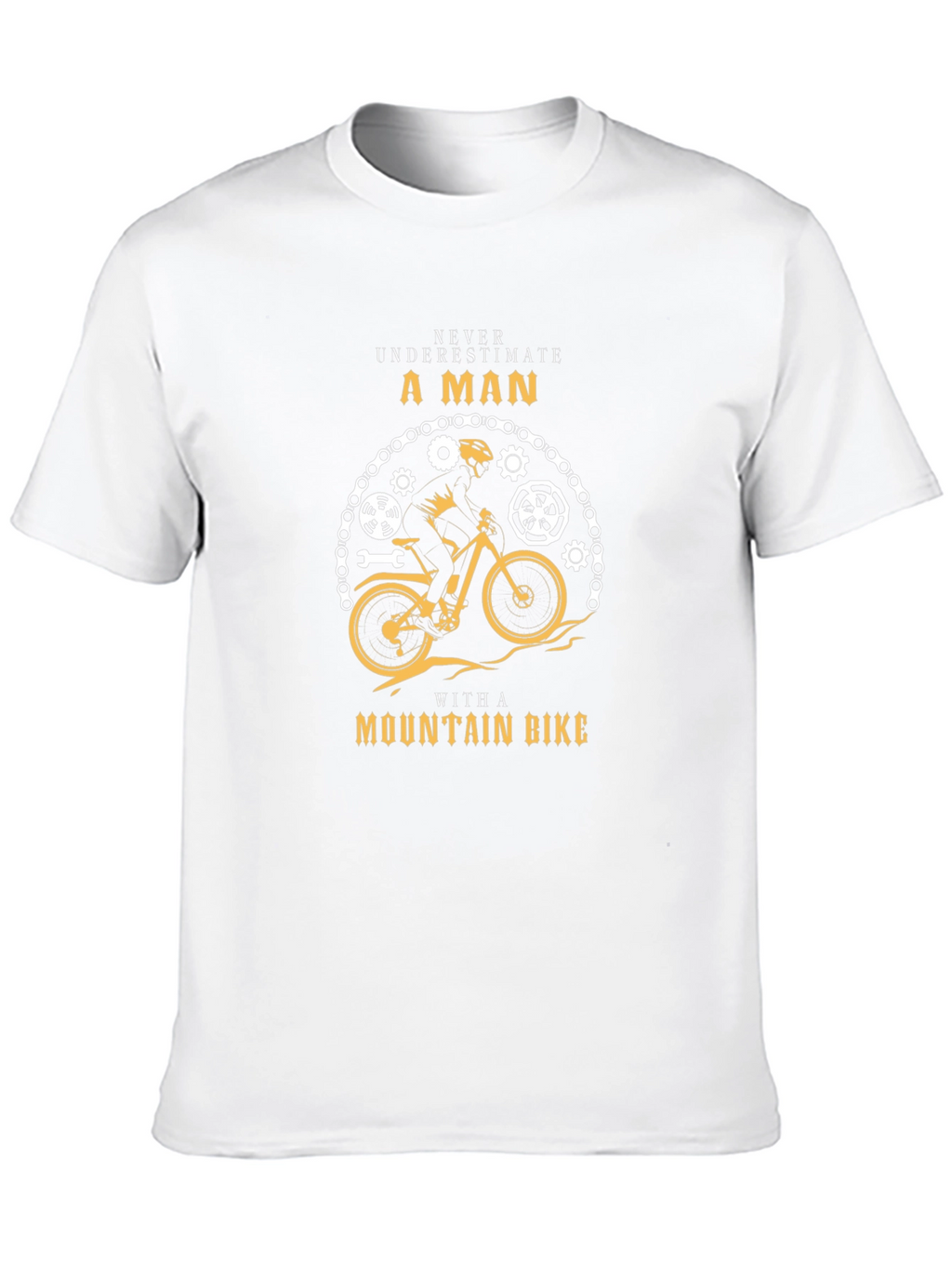 Mountain Bike Man Graphic T-Shirt