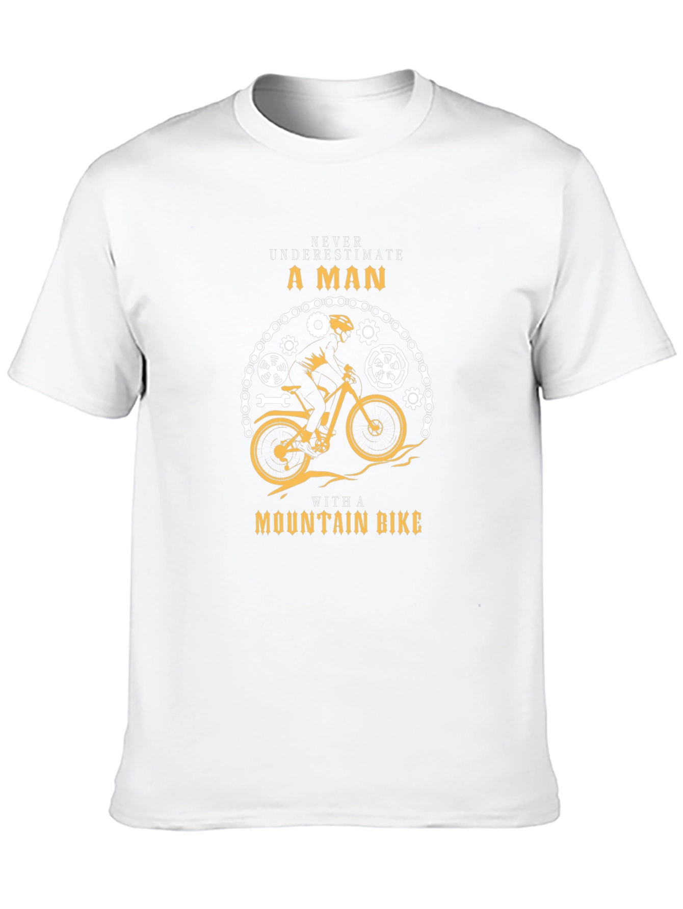 Mountain Bike Man Graphic T-Shirt