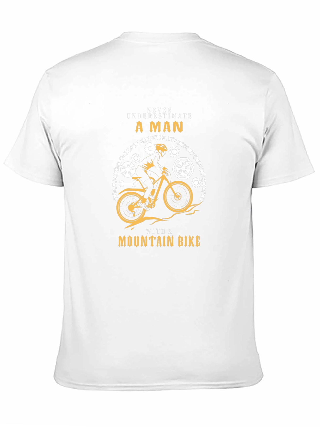 Mountain Bike Man Graphic T-Shirt