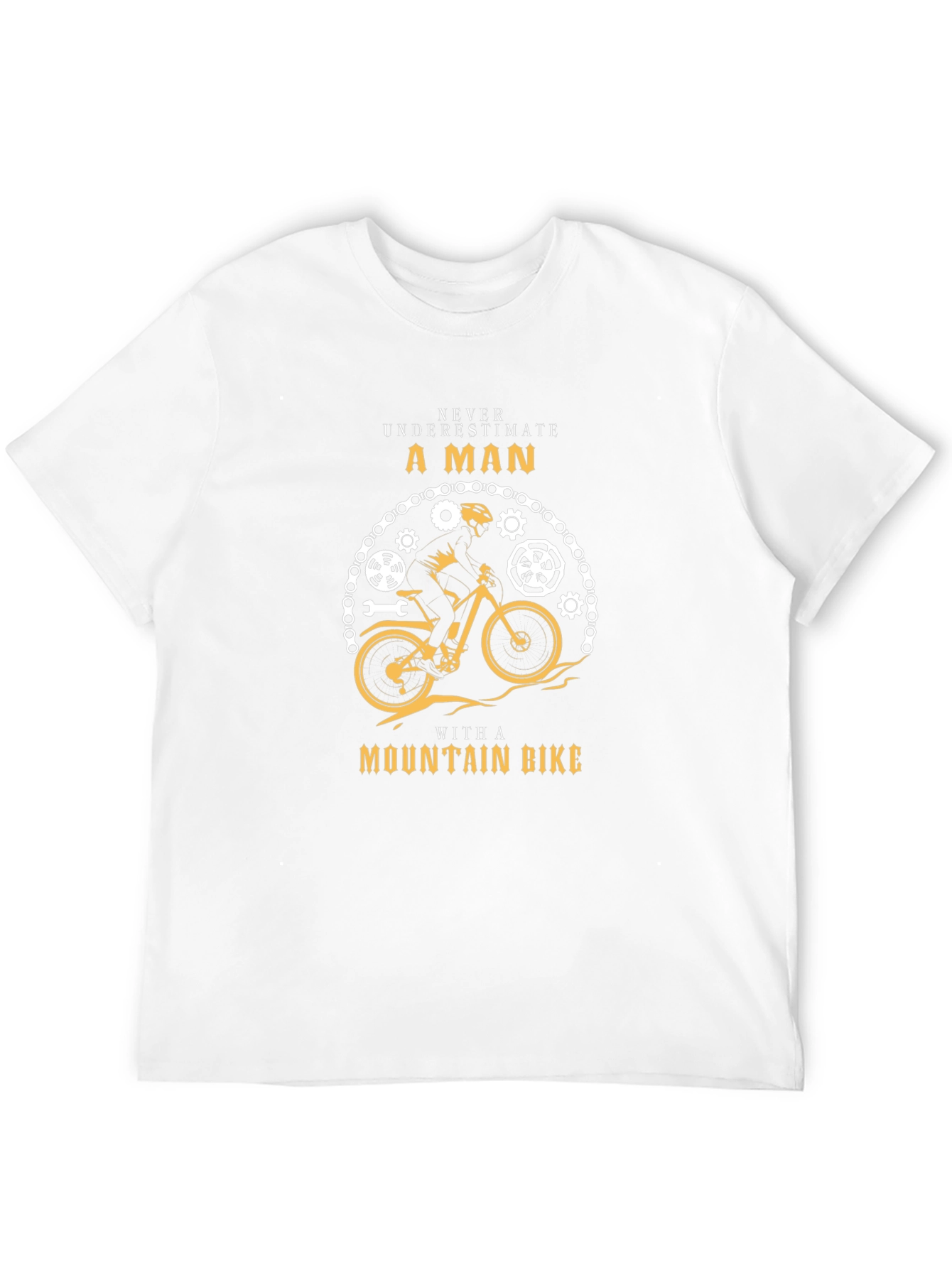 Mountain Bike Man Graphic T-Shirt