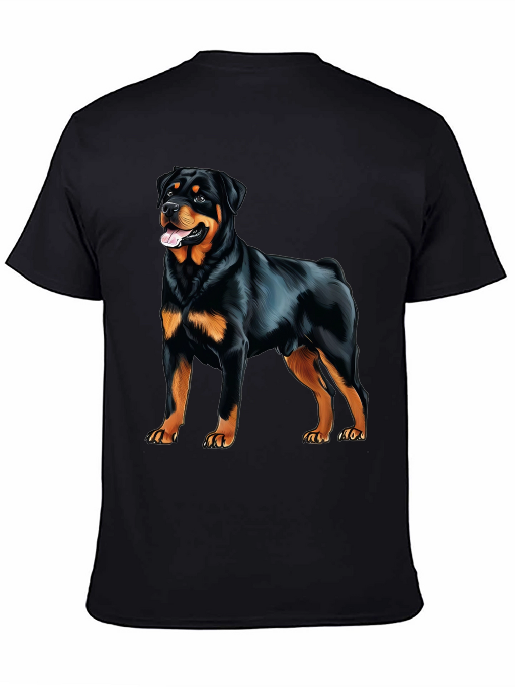 Rottweiler Graphic Print T-Shirt - Dog Lover Apparel