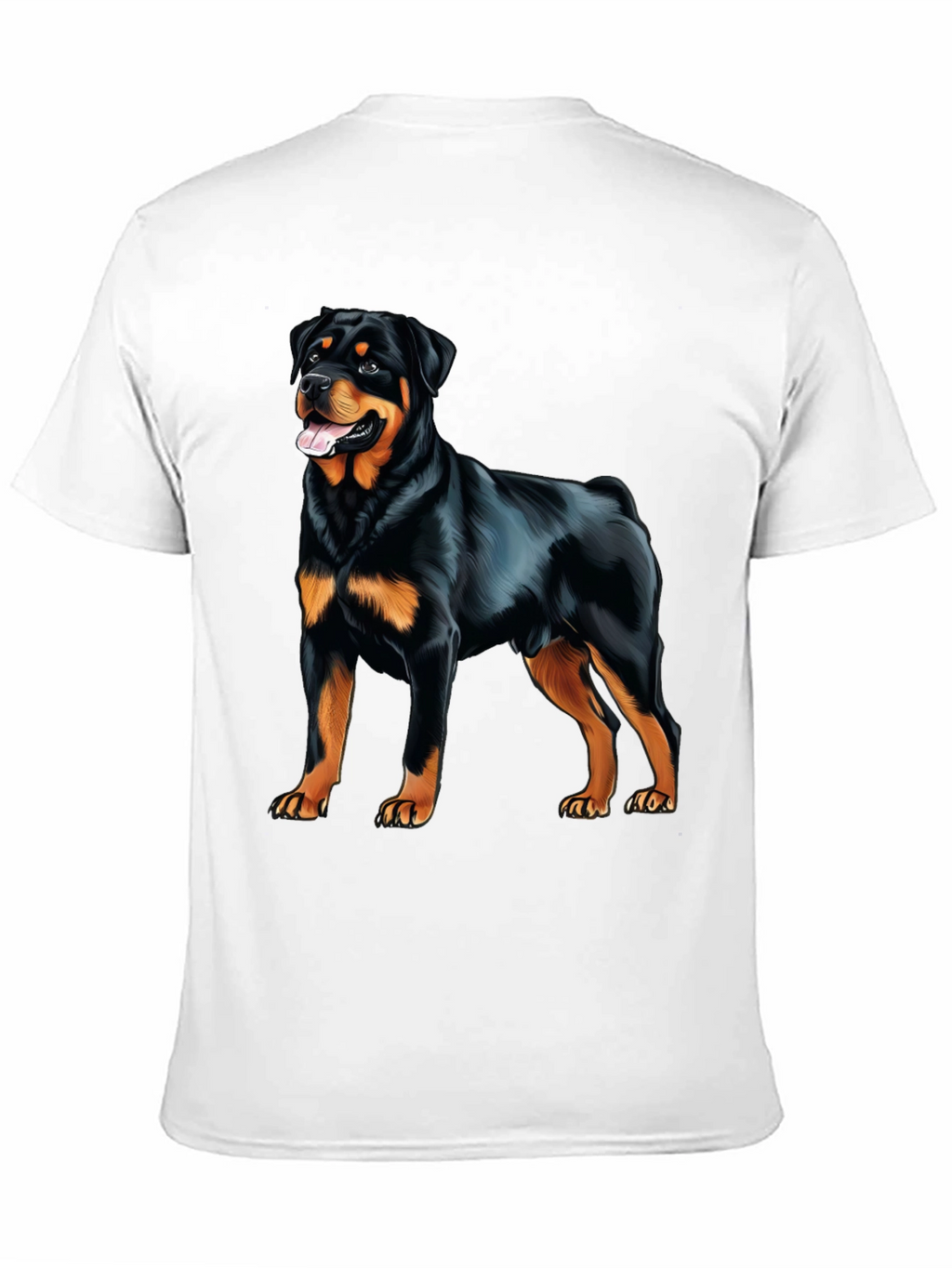 Rottweiler Graphic Print T-Shirt - Dog Lover Apparel