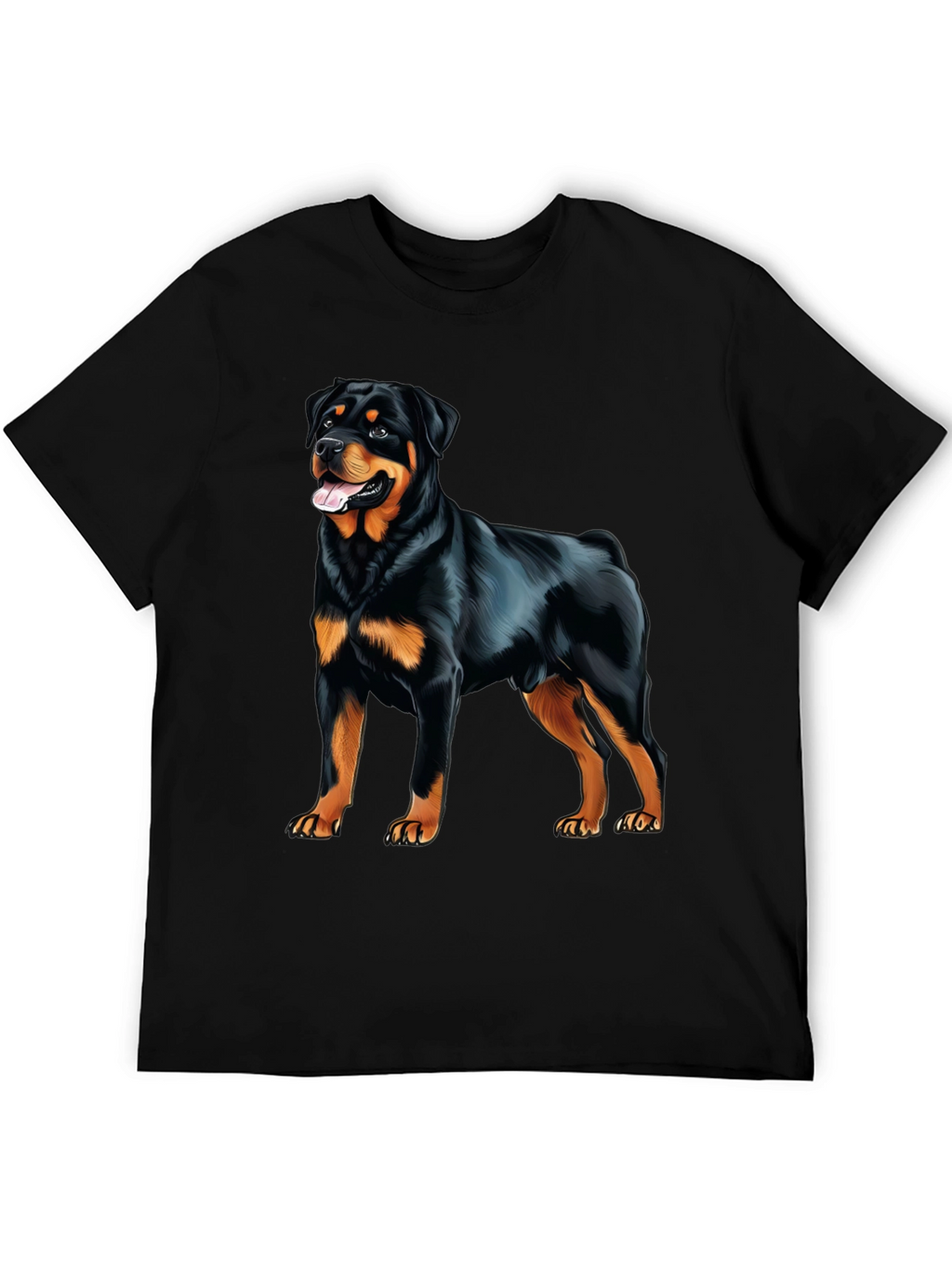 Rottweiler Graphic Print T-Shirt - Dog Lover Apparel