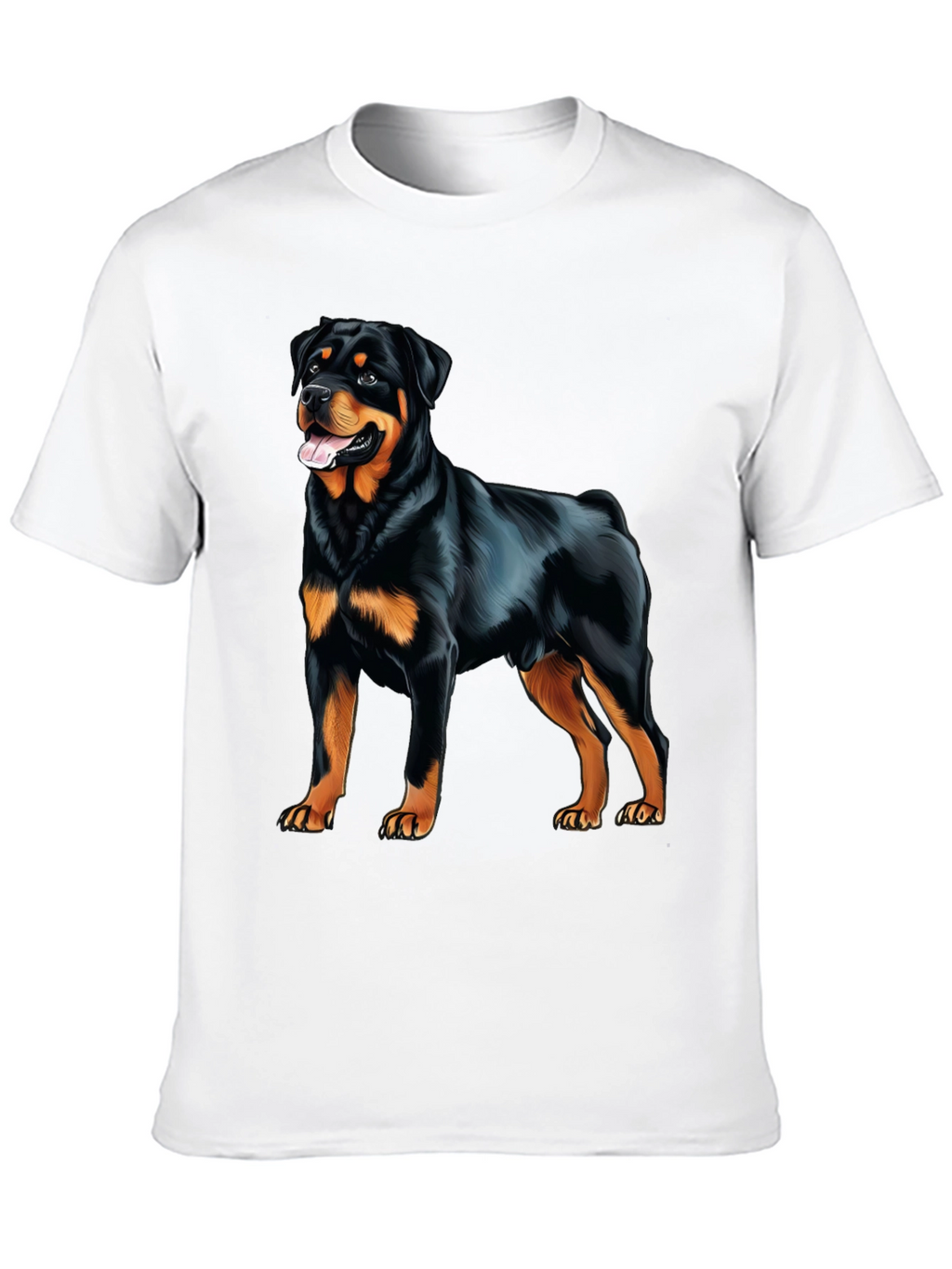 Rottweiler Graphic Print T-Shirt - Dog Lover Apparel