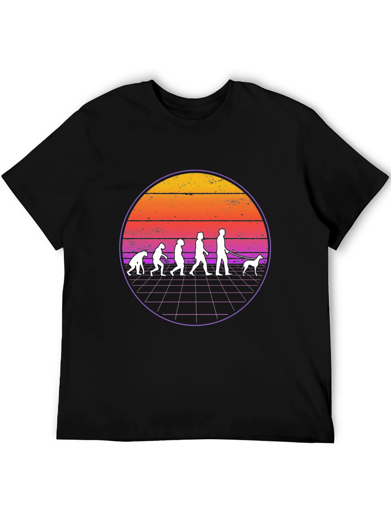 Evolution of Dog Walking T-Shirt