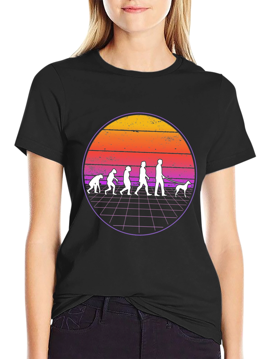 Evolution of Dog Walking T-Shirt