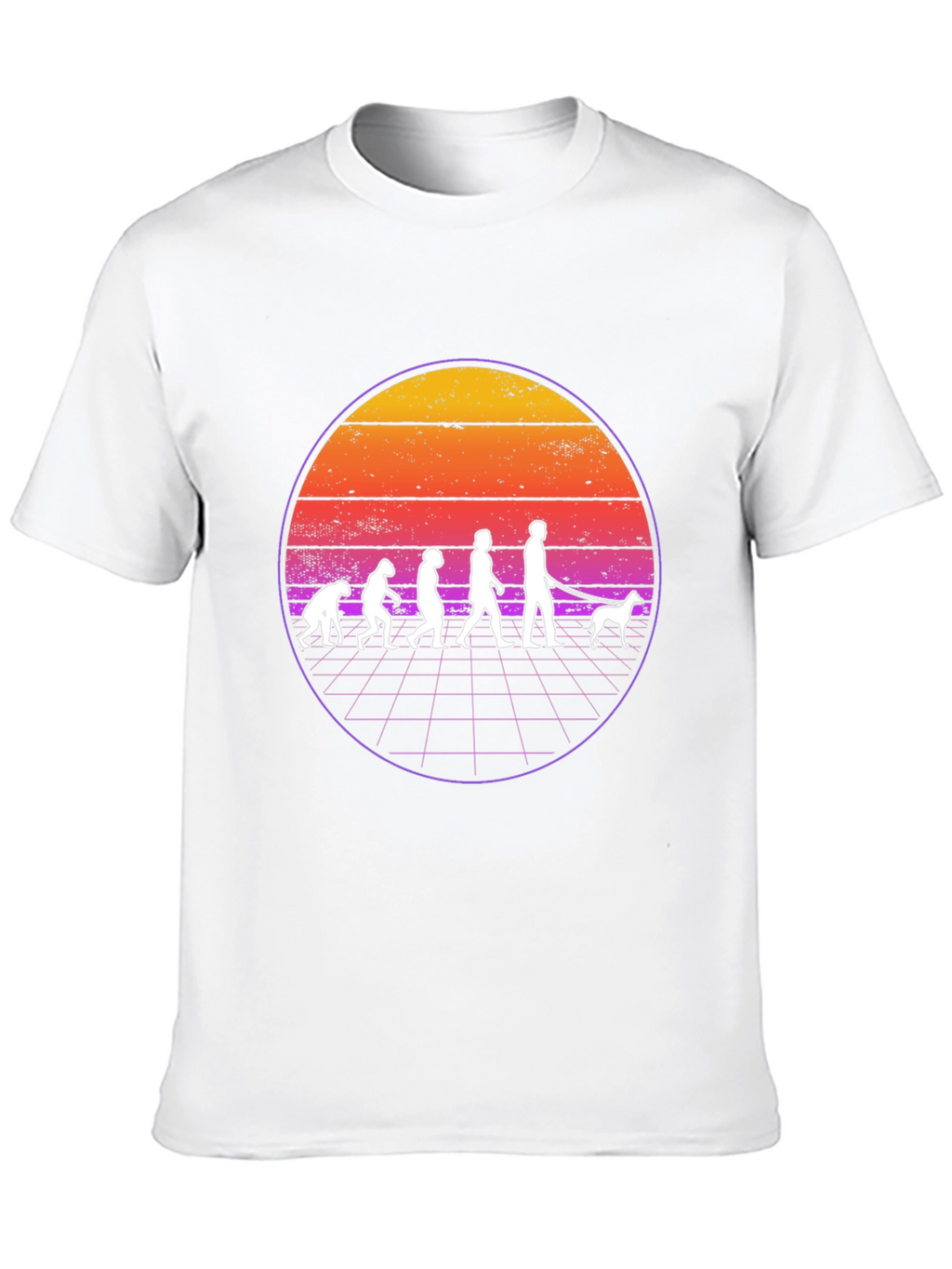 Evolution of Dog Walking T-Shirt