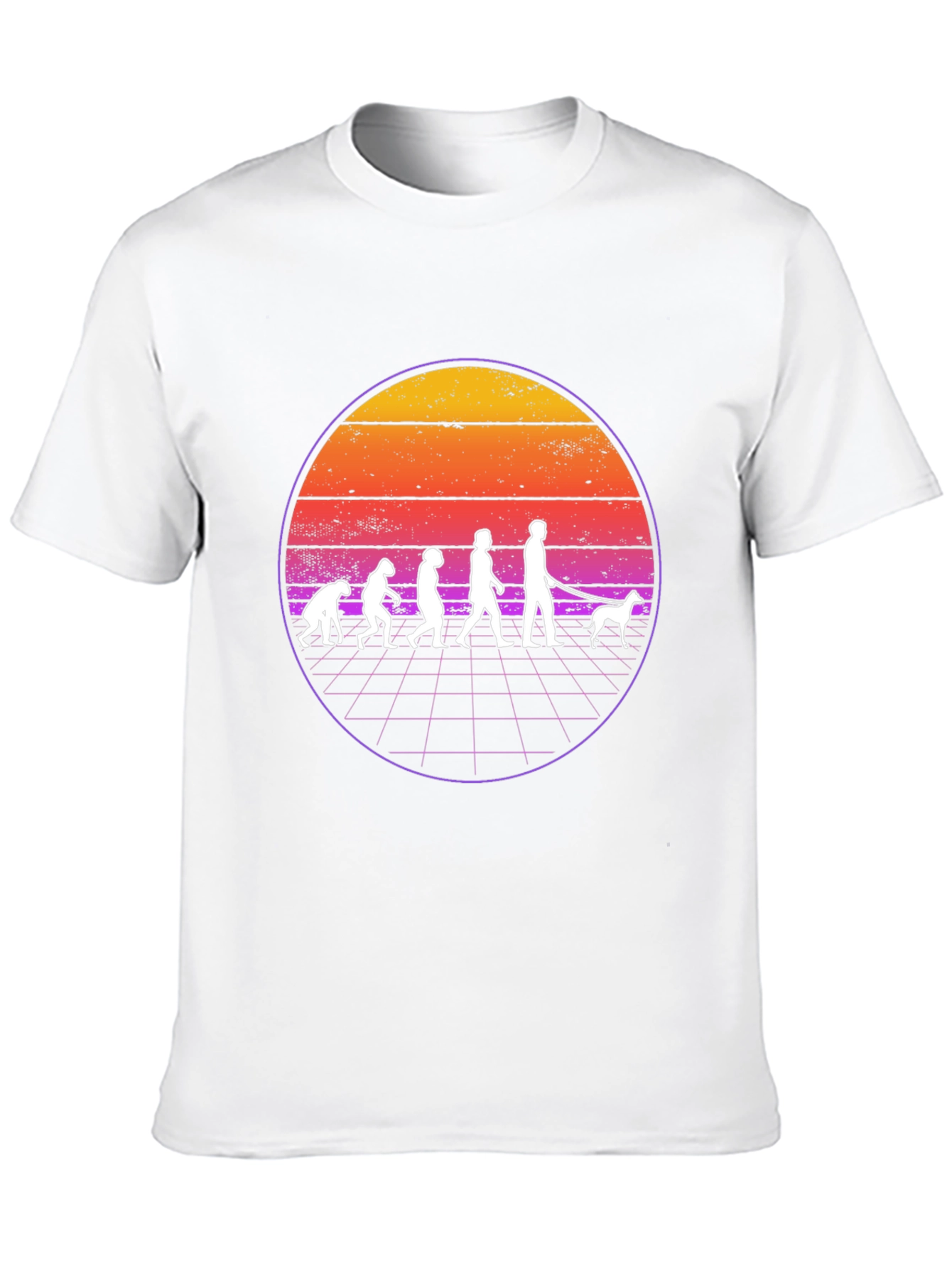 Evolution of Dog Walking T-Shirt