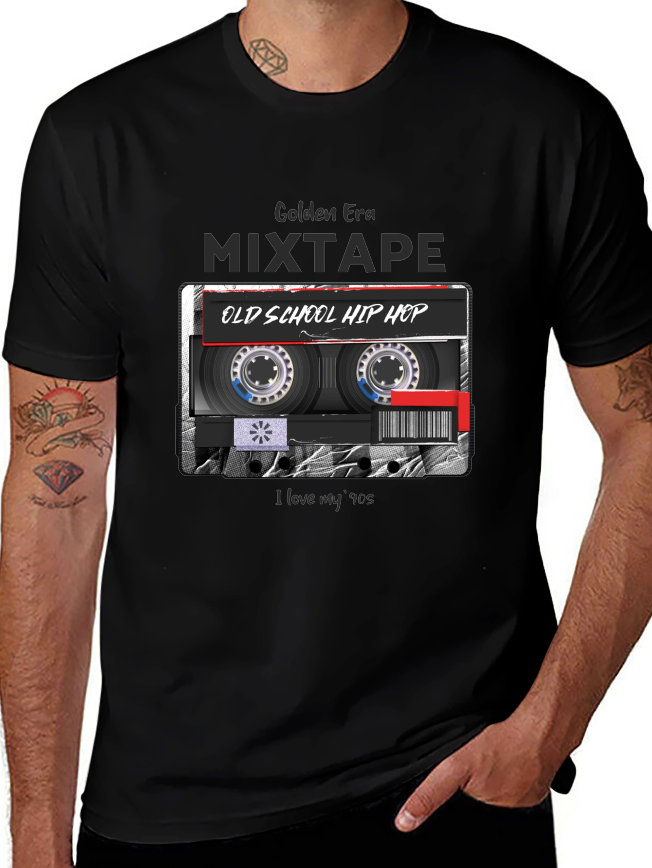 Golden Era Mixtape T-Shirt - Old School Hip Hop 90s Throwback