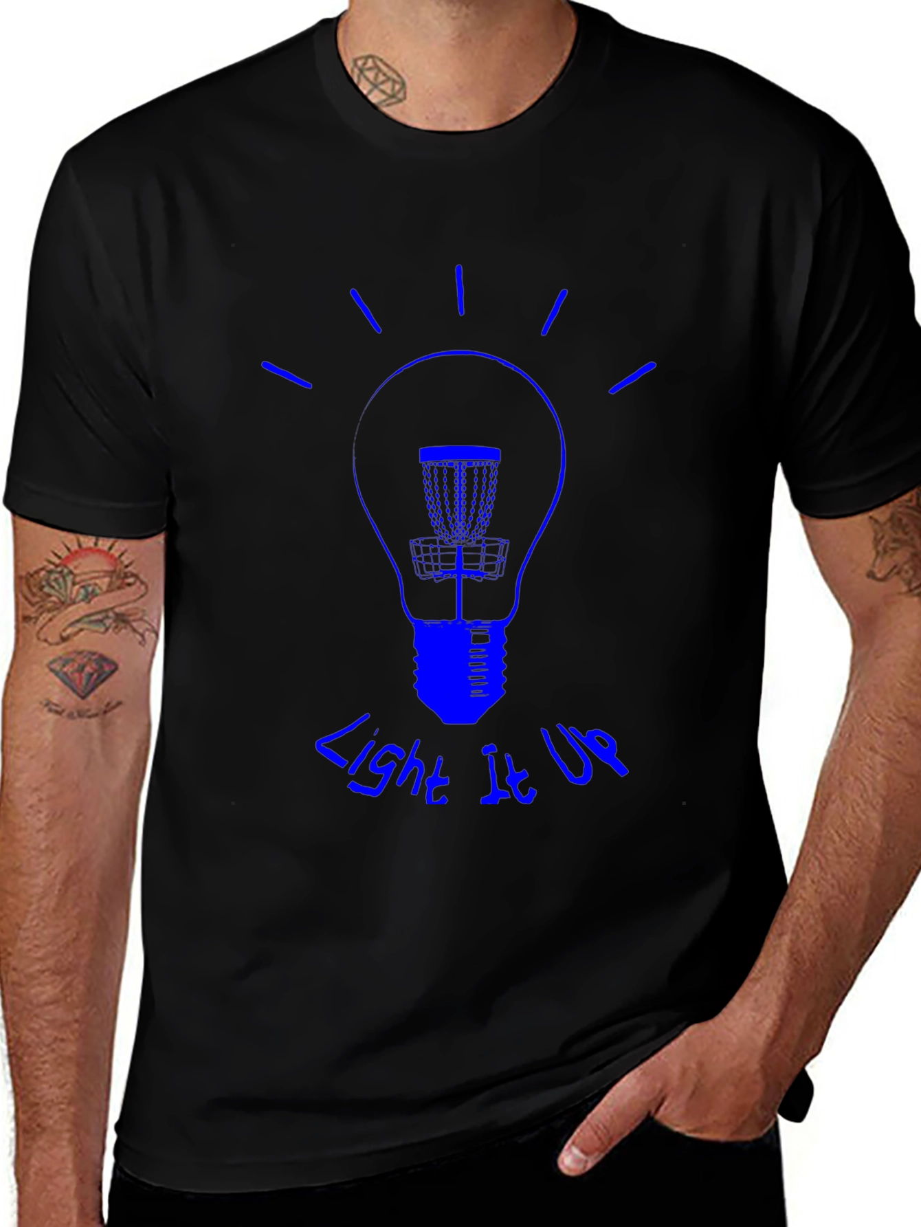 Light It Up Disc Golf T-Shirt