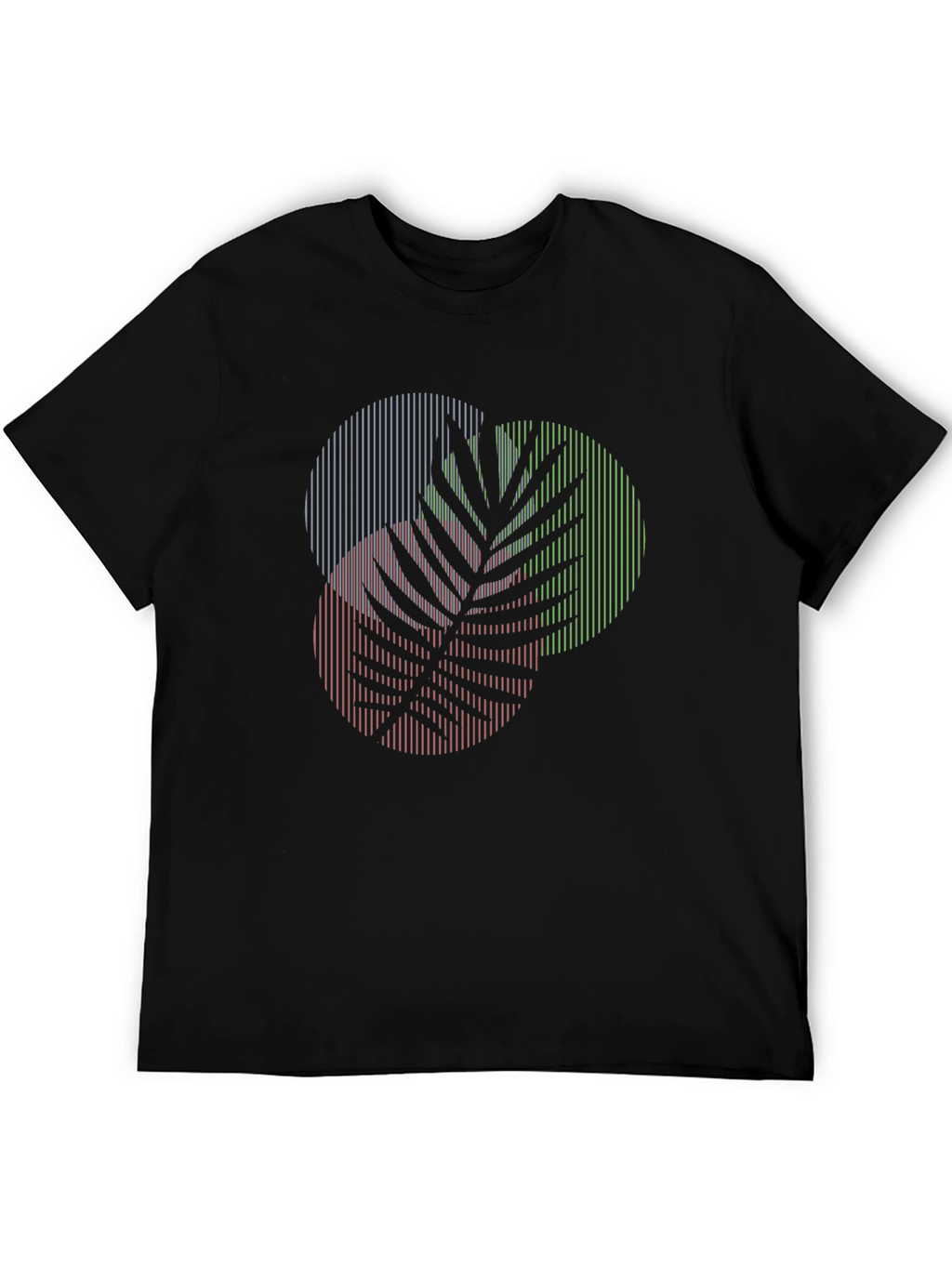 Modern Palm Leaf Graphic T-Shirt