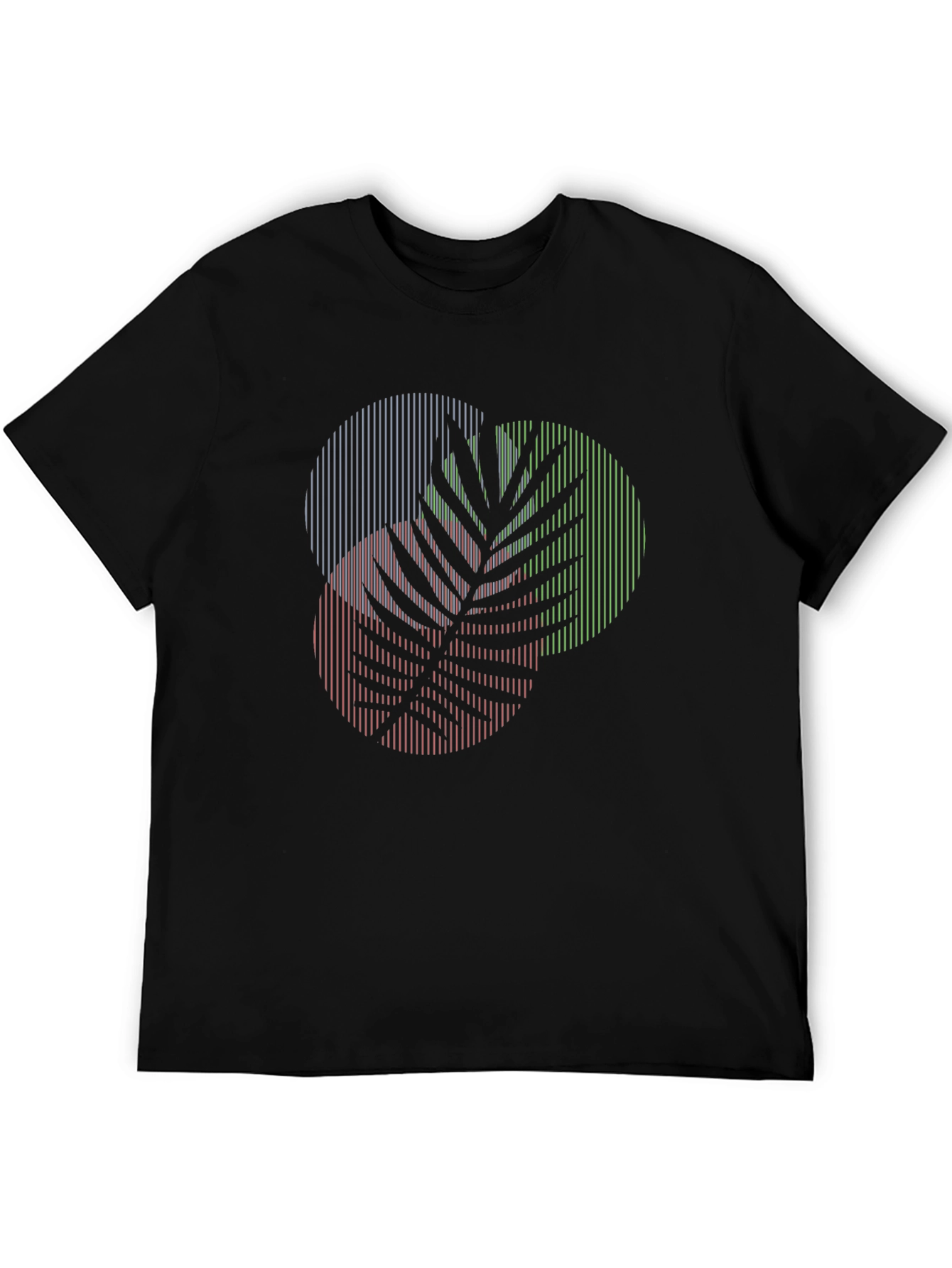 Modern Palm Leaf Graphic T-Shirt