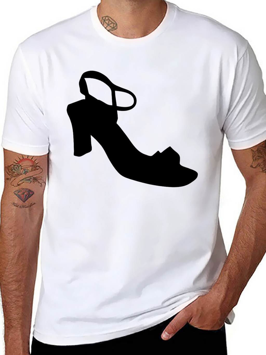Fashion Shoe Graphic Tee - Stylish & Trendy