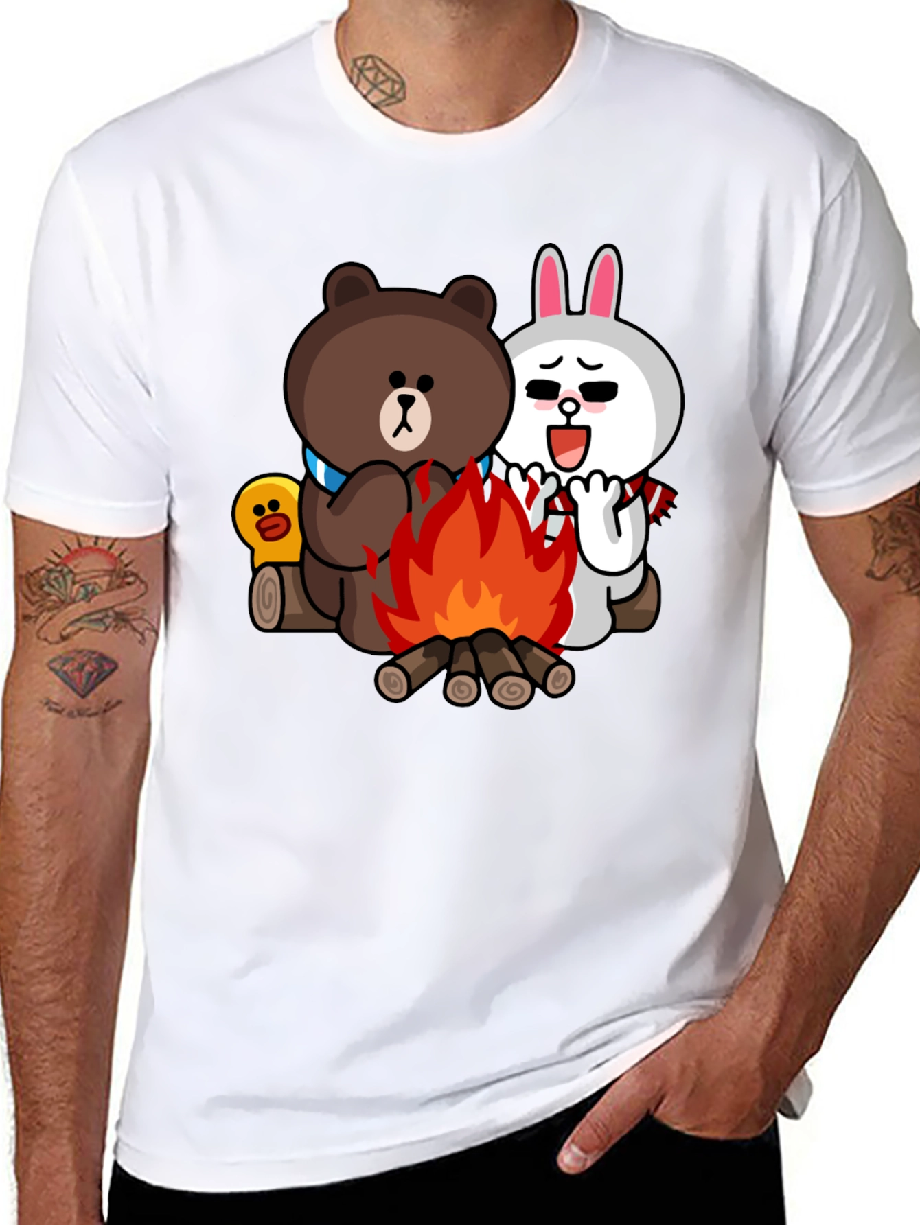 Campfire Friends Graphic Tee