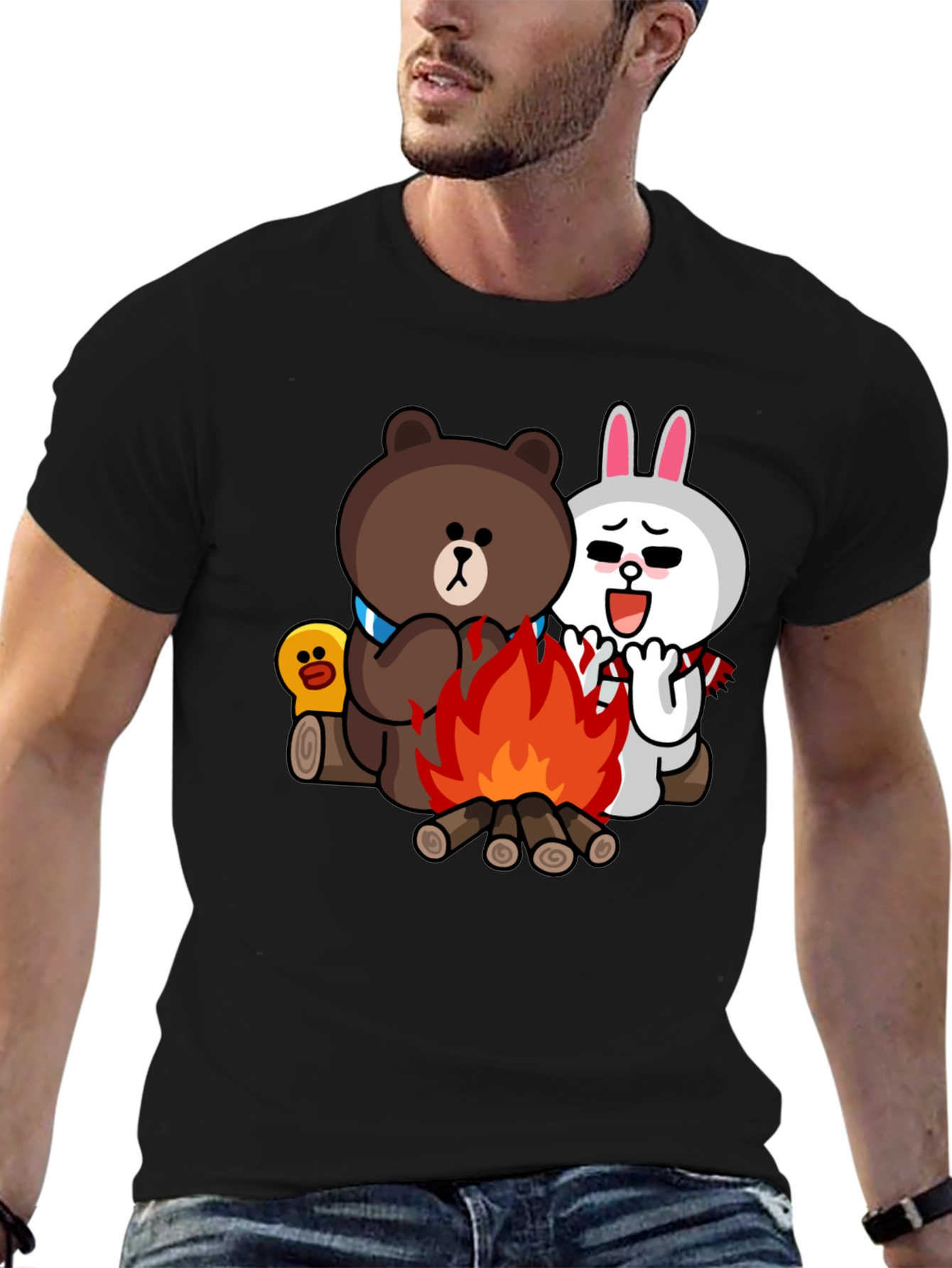 Campfire Friends Graphic Tee