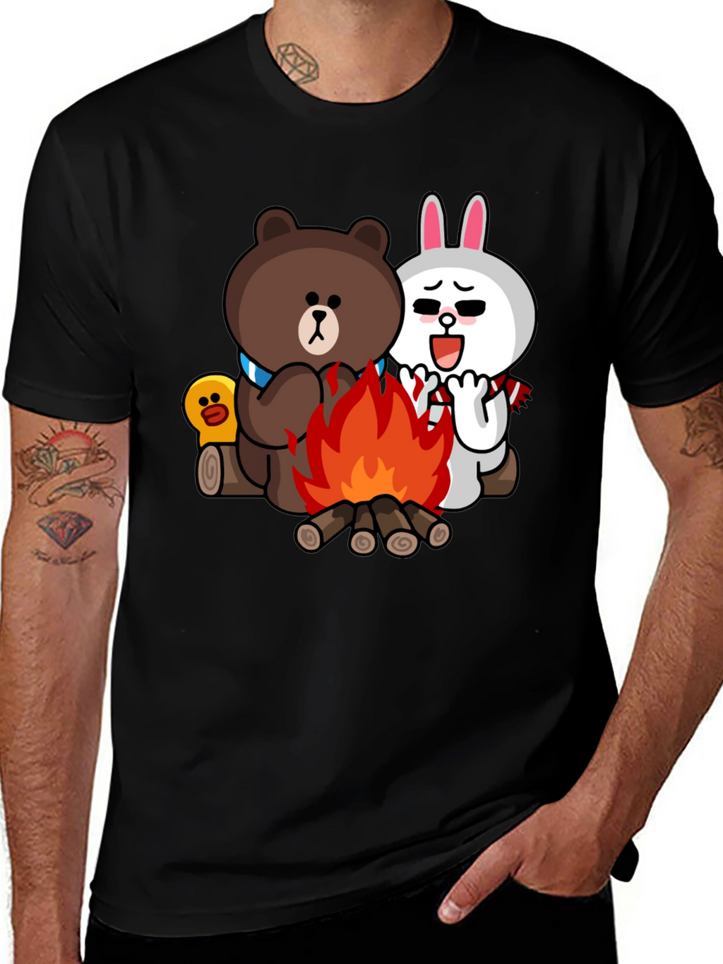 Campfire Friends Graphic Tee