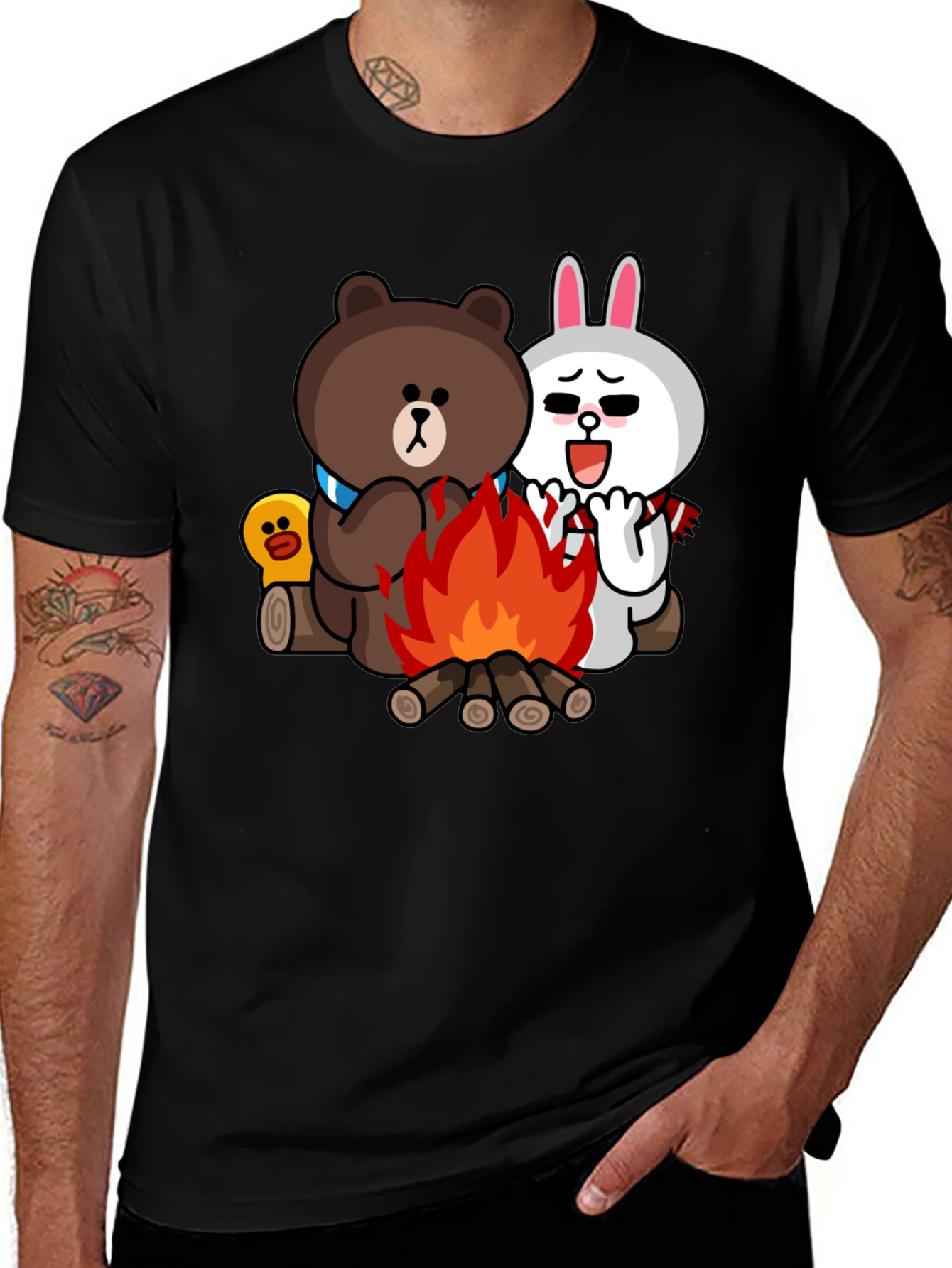 Campfire Friends Graphic Tee