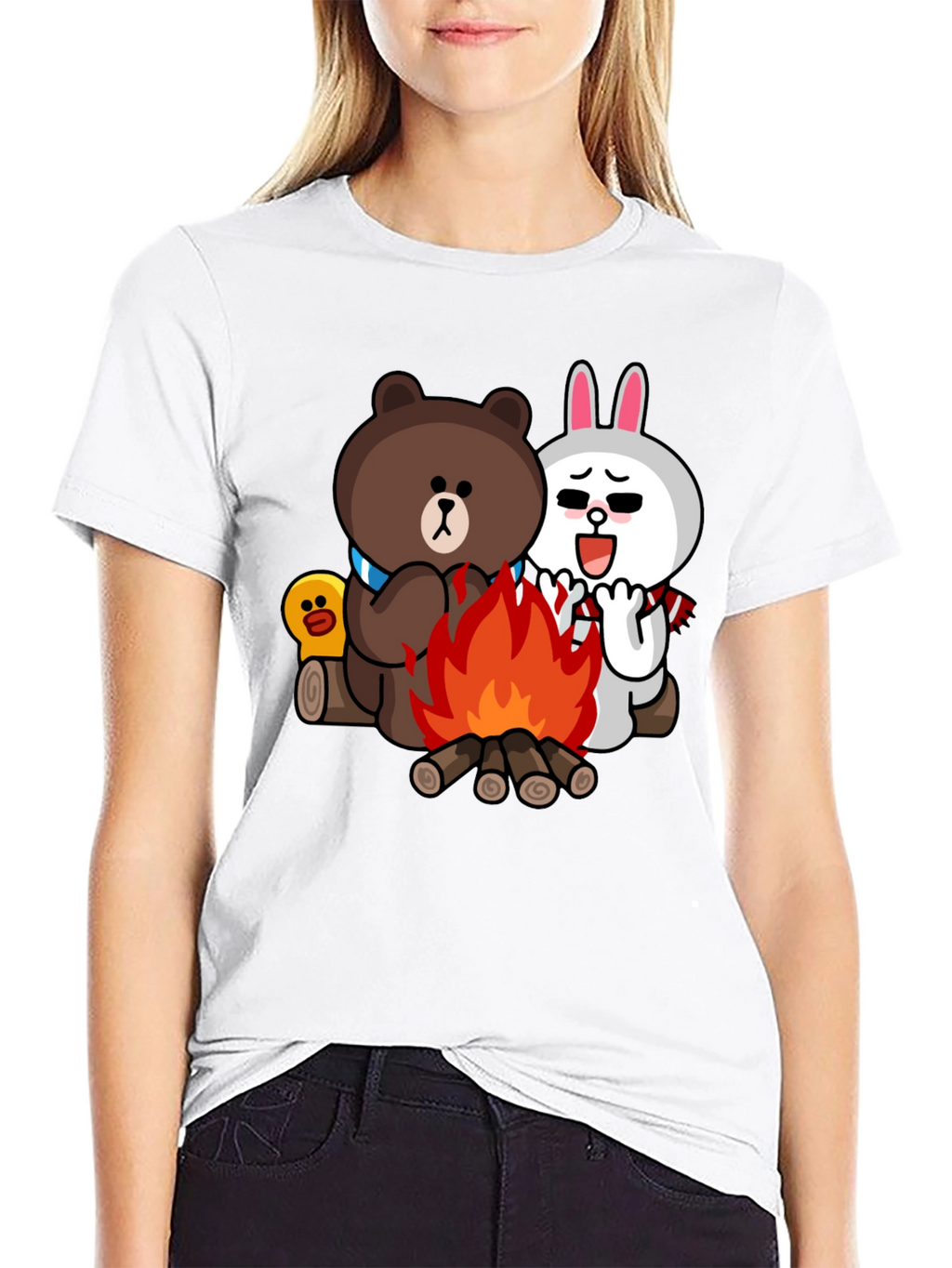 Campfire Friends Graphic Tee
