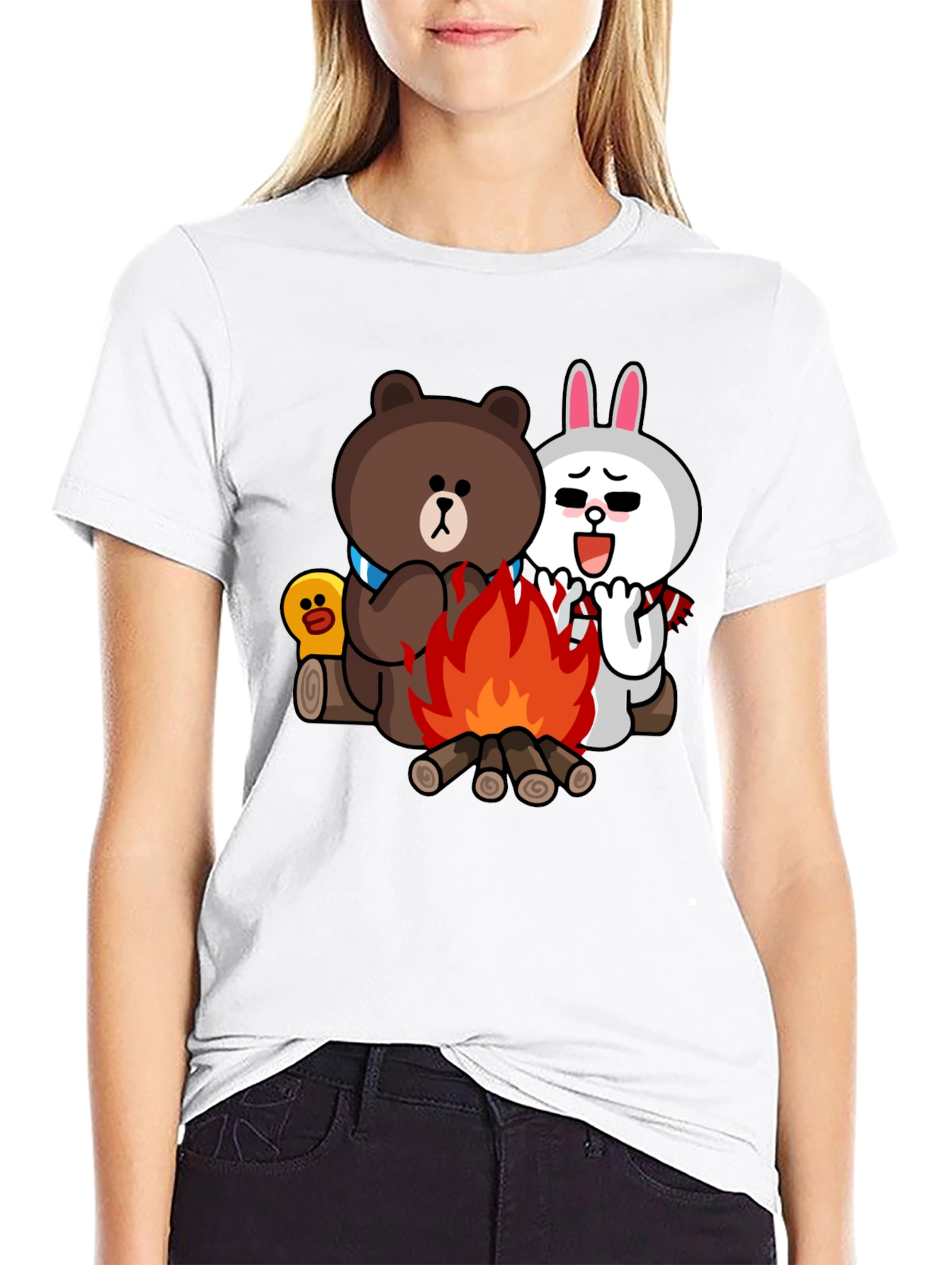 Campfire Friends Graphic Tee