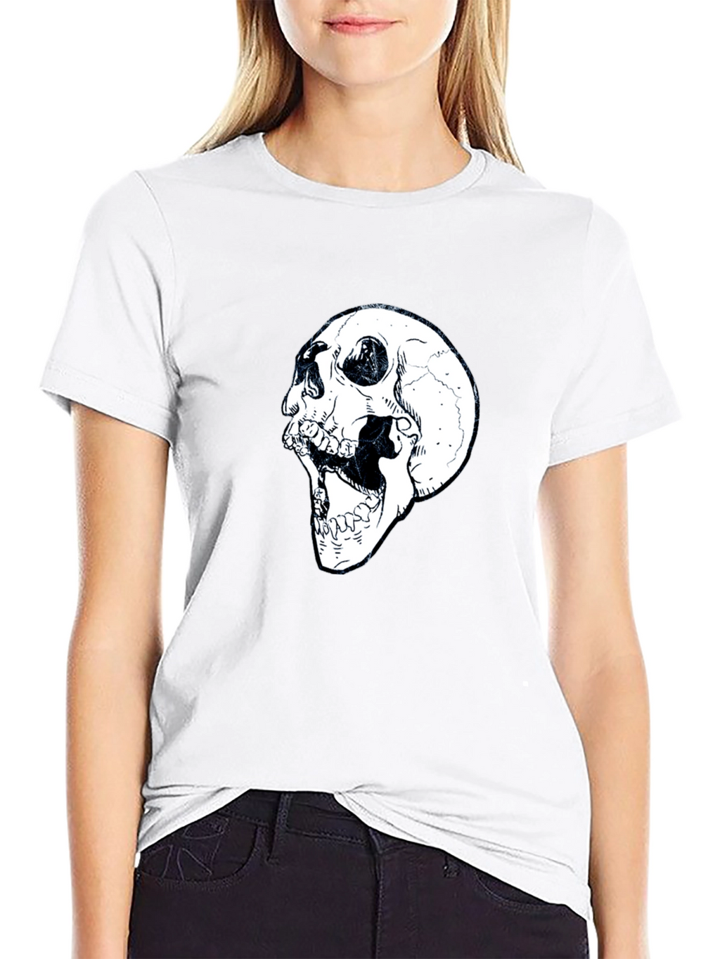 Skull Graphic Black T-Shirt