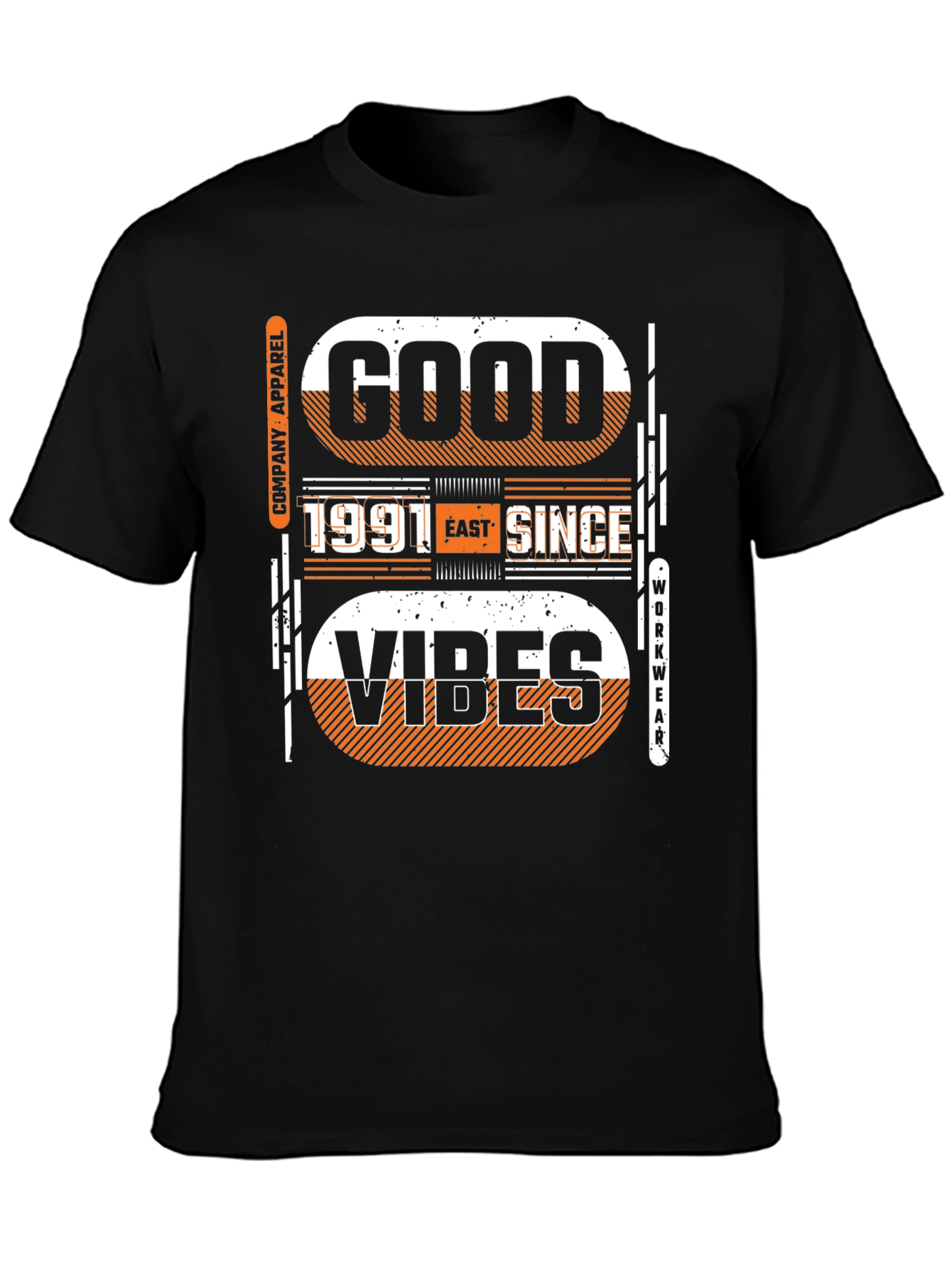 Good Vibes Since 1991 Black Graphic Tee
