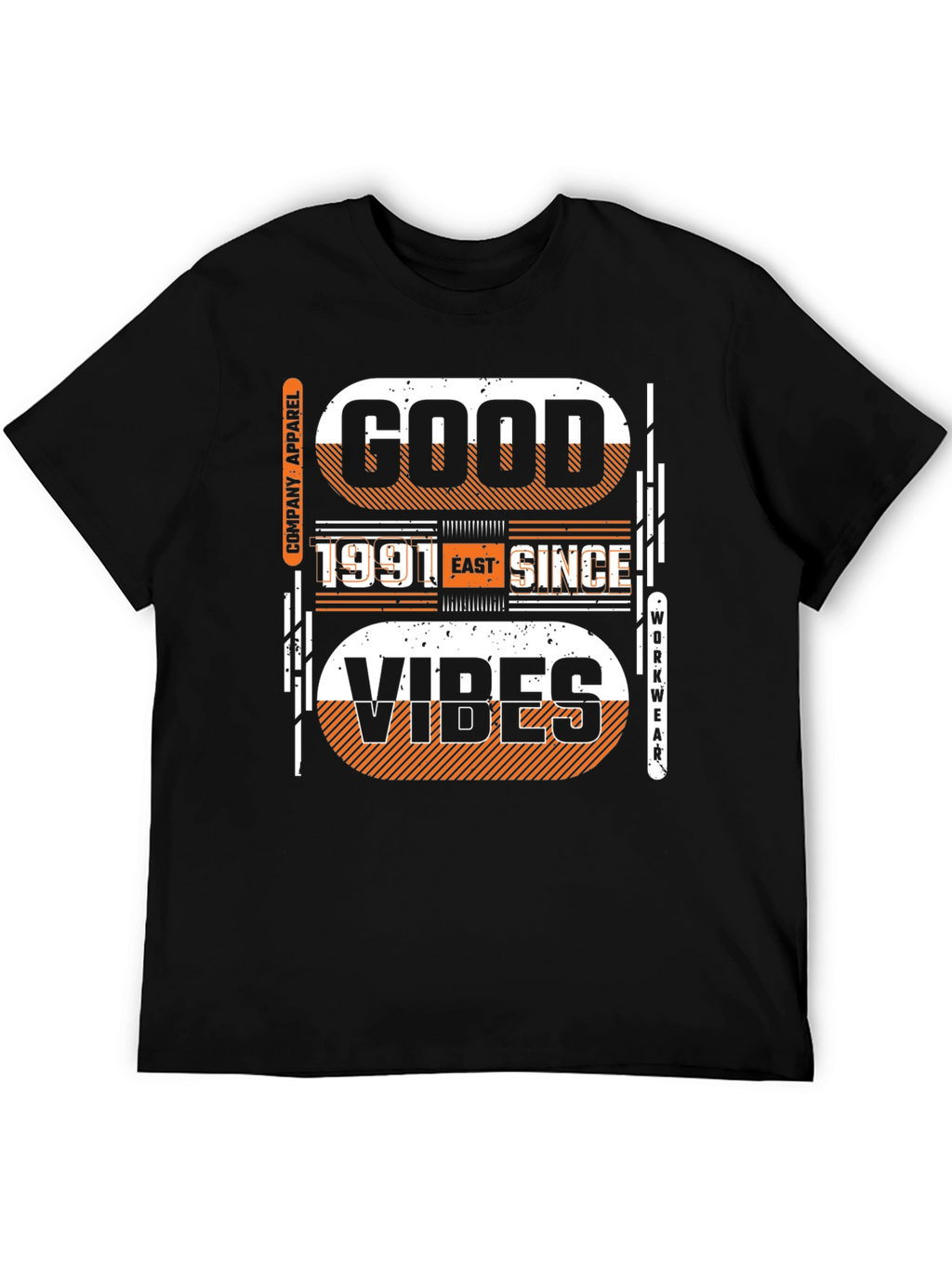 Good Vibes Since 1991 Black Graphic Tee