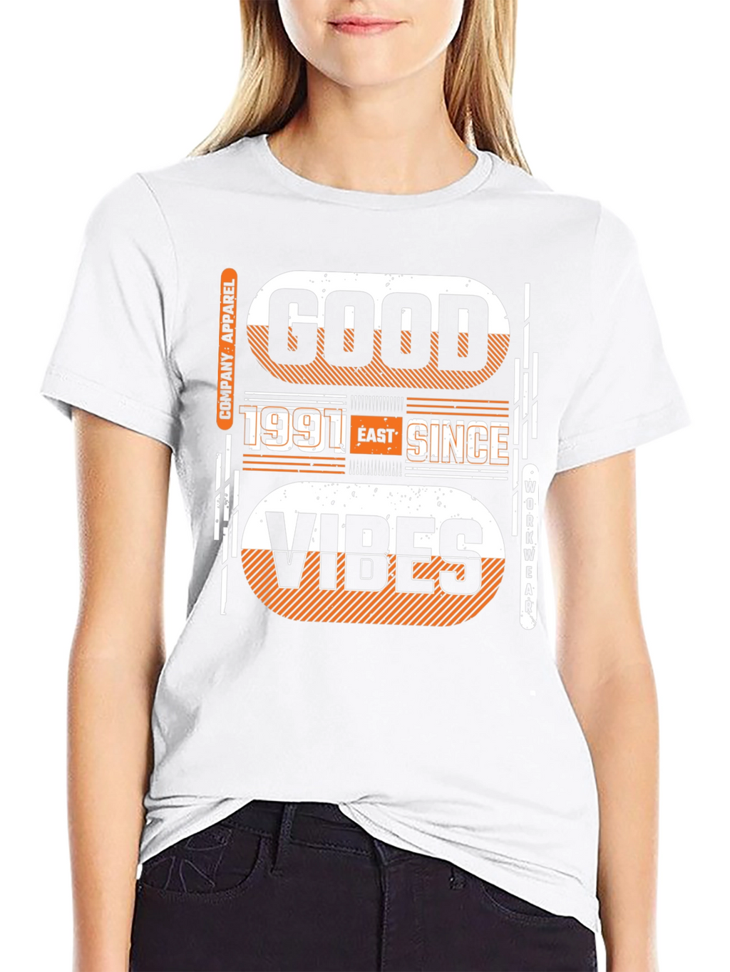 Good Vibes Since 1991 Black Graphic Tee
