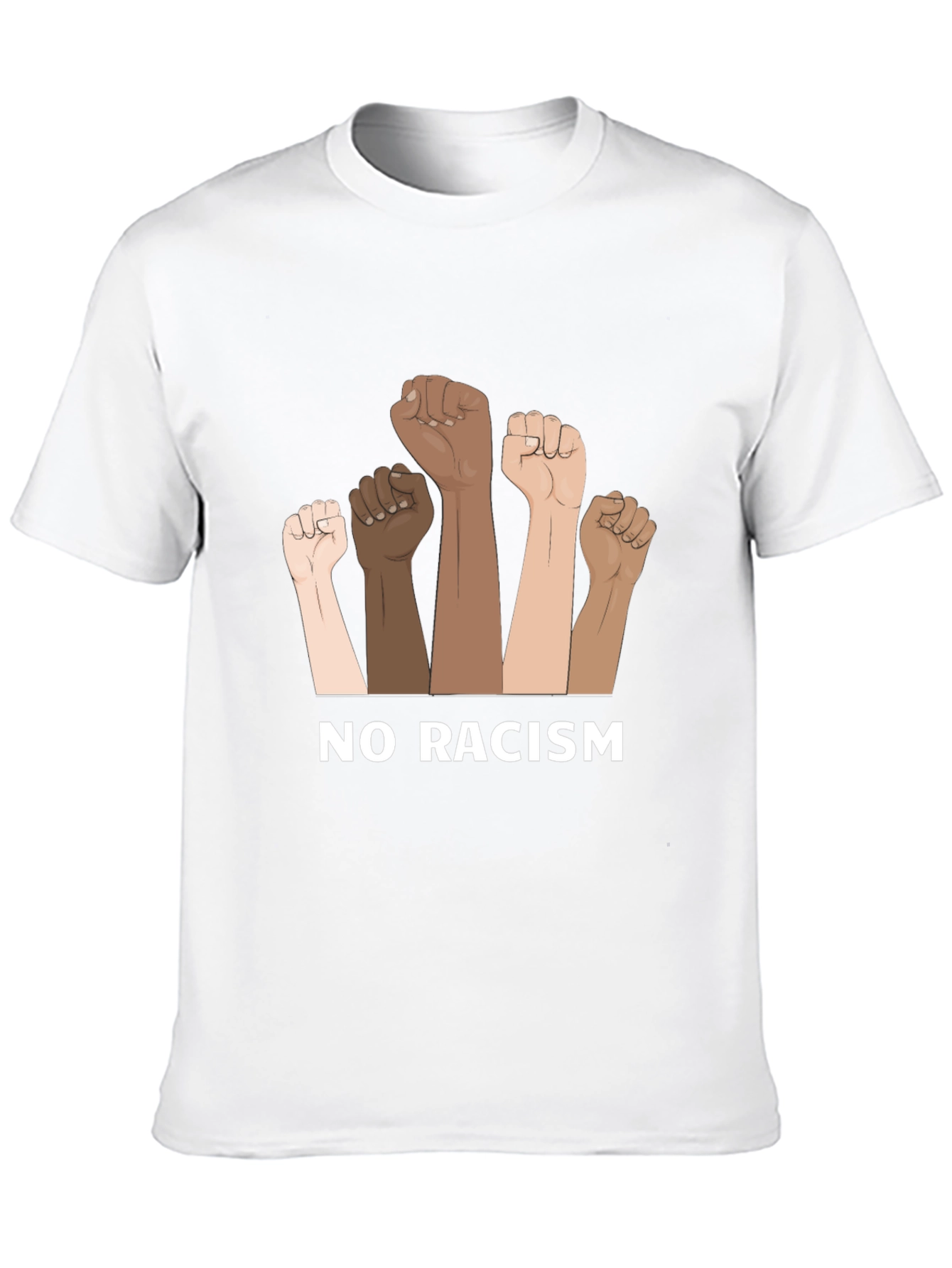 No Racism Graphic T-Shirt