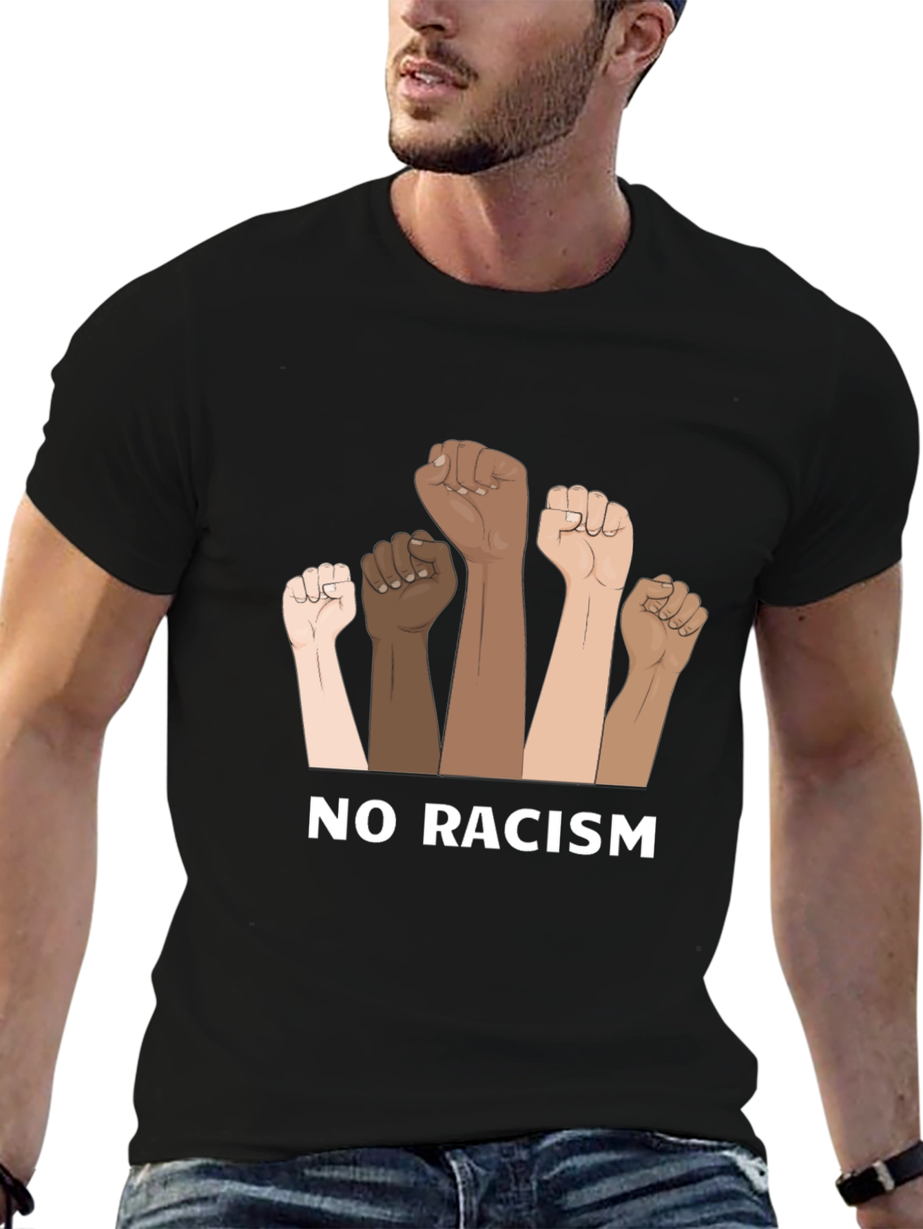 No Racism Graphic T-Shirt