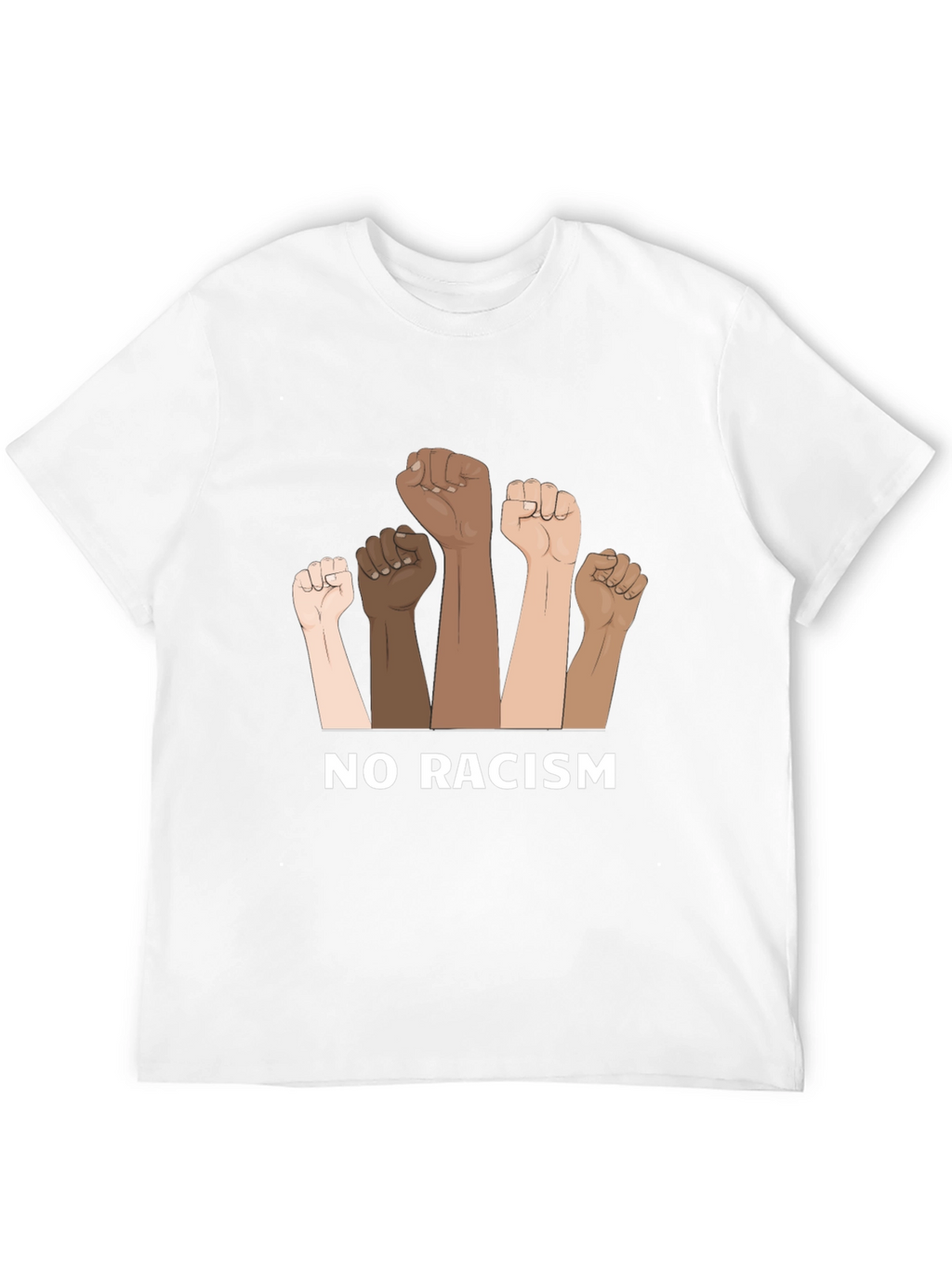 No Racism Graphic T-Shirt