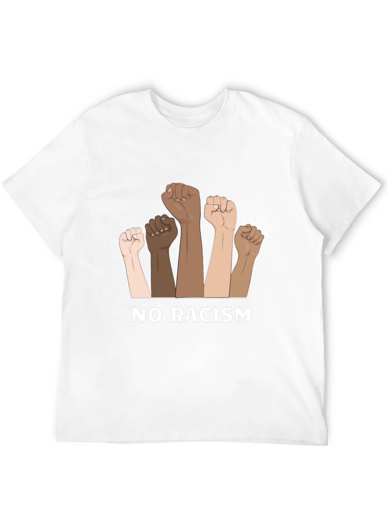 No Racism Graphic T-Shirt