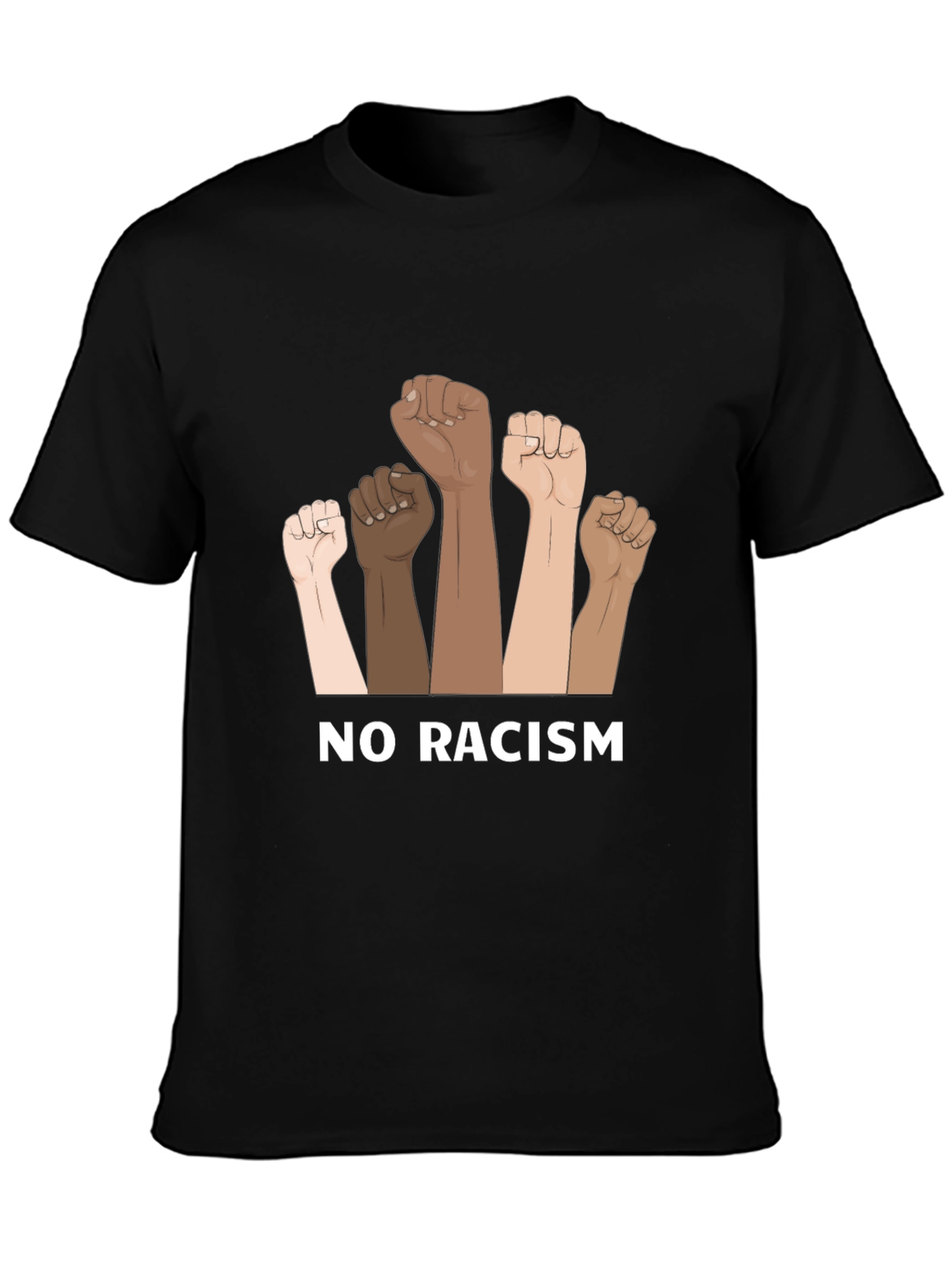 No Racism Graphic T-Shirt