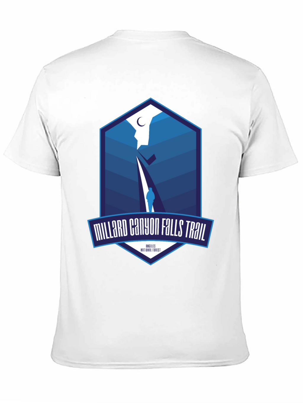 Millard Canyon Falls Trail Black T-Shirt