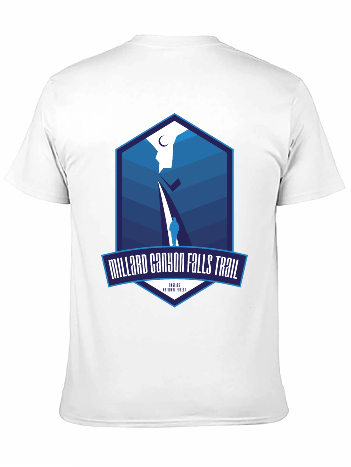 Millard Canyon Falls Trail Black T-Shirt