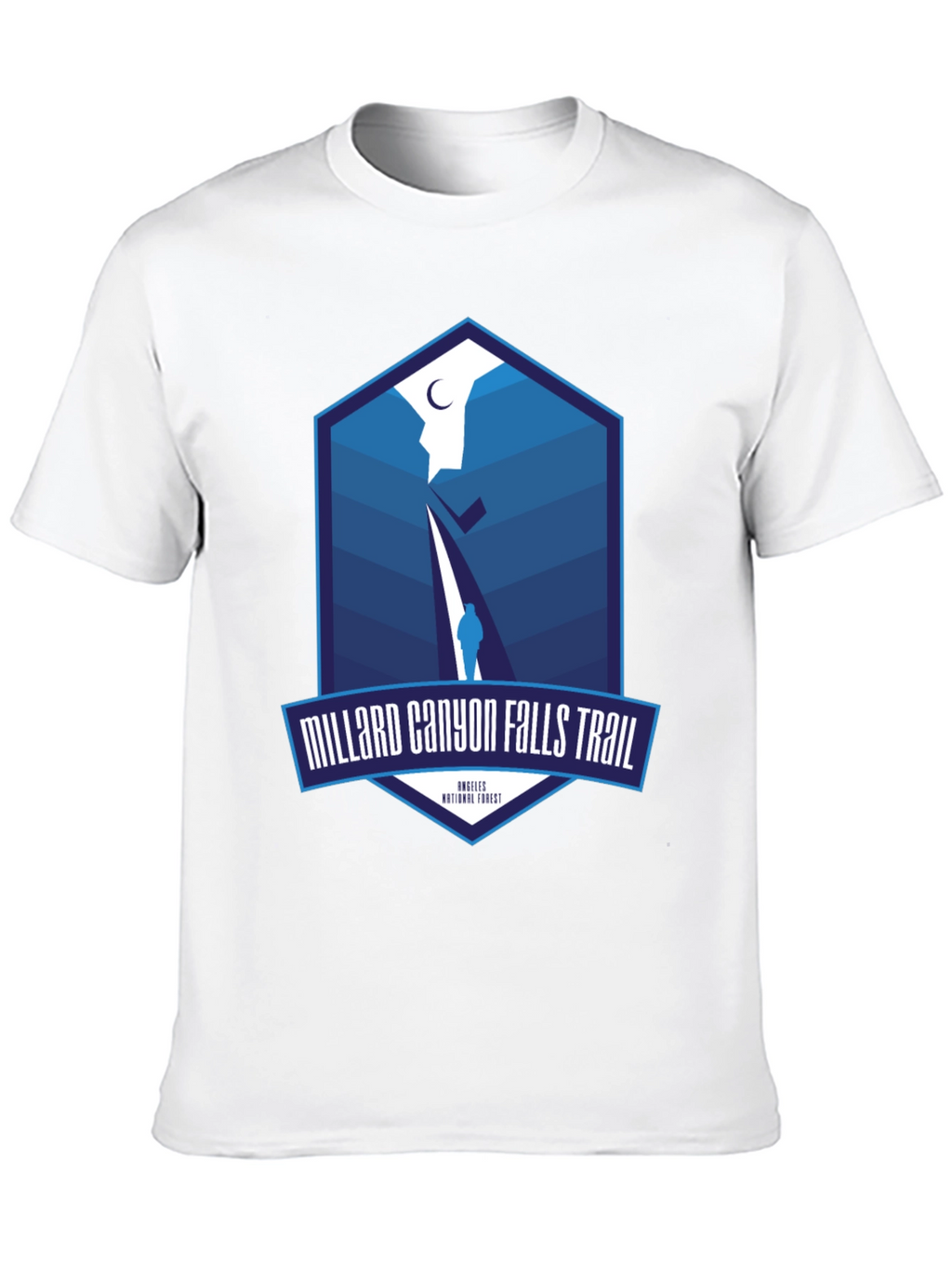 Millard Canyon Falls Trail Black T-Shirt