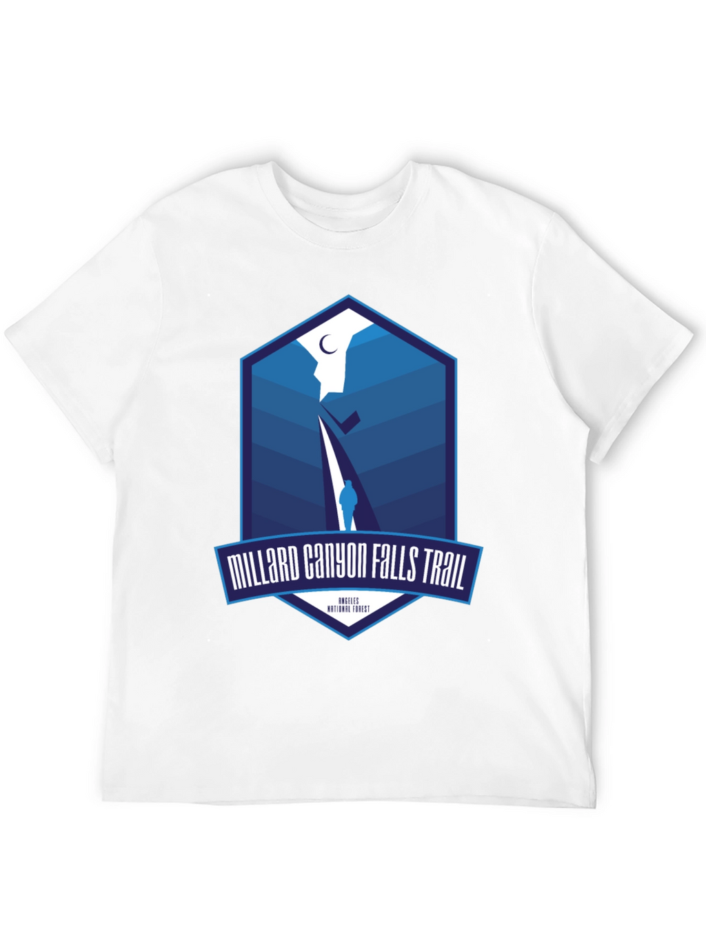 Millard Canyon Falls Trail Black T-Shirt