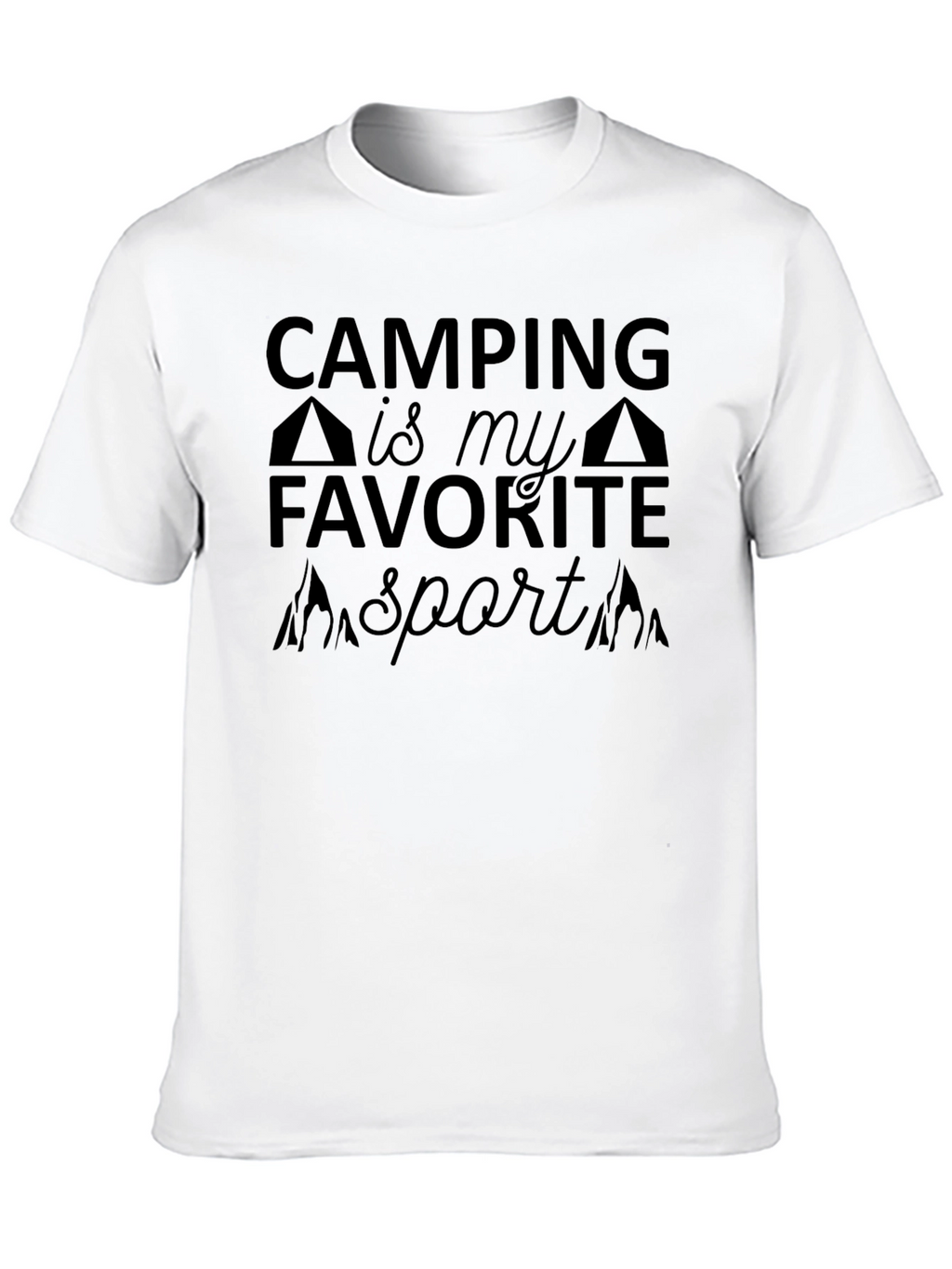 Camping is My Favorite Sport Graphic T-Shirt