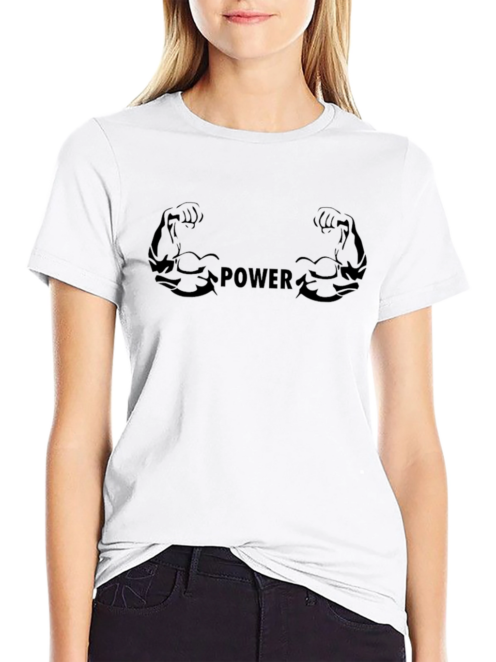 Power Graphic T-Shirt - Black