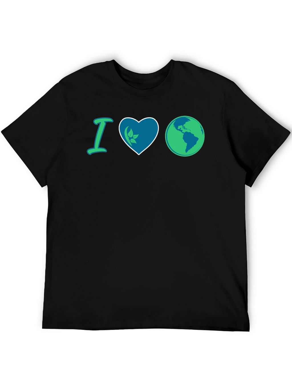 I Love Earth T-Shirt - Eco-Friendly Design