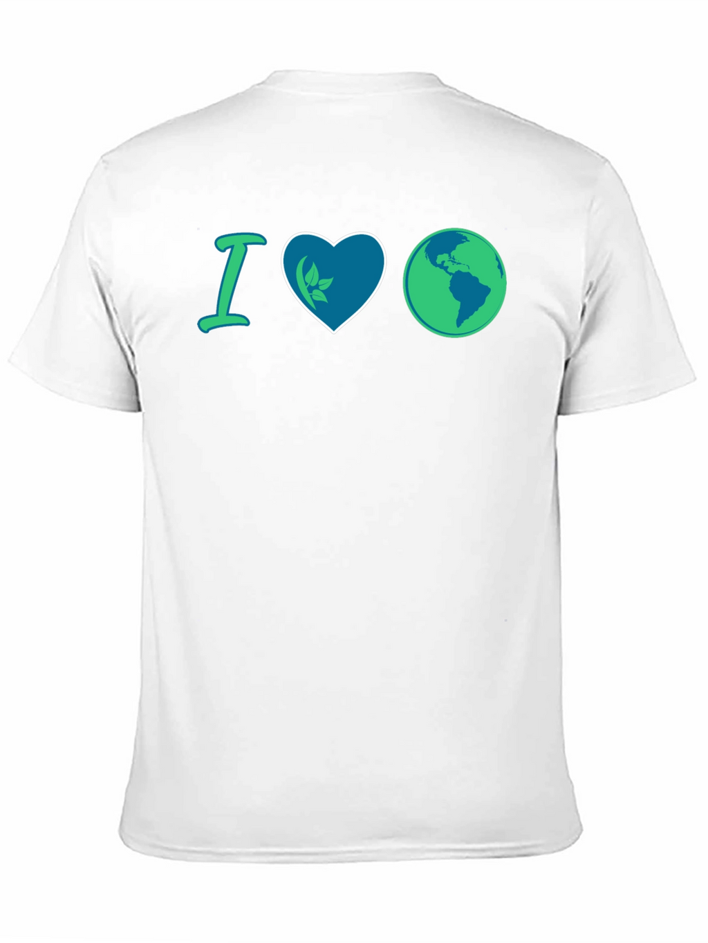 I Love Earth T-Shirt - Eco-Friendly Design