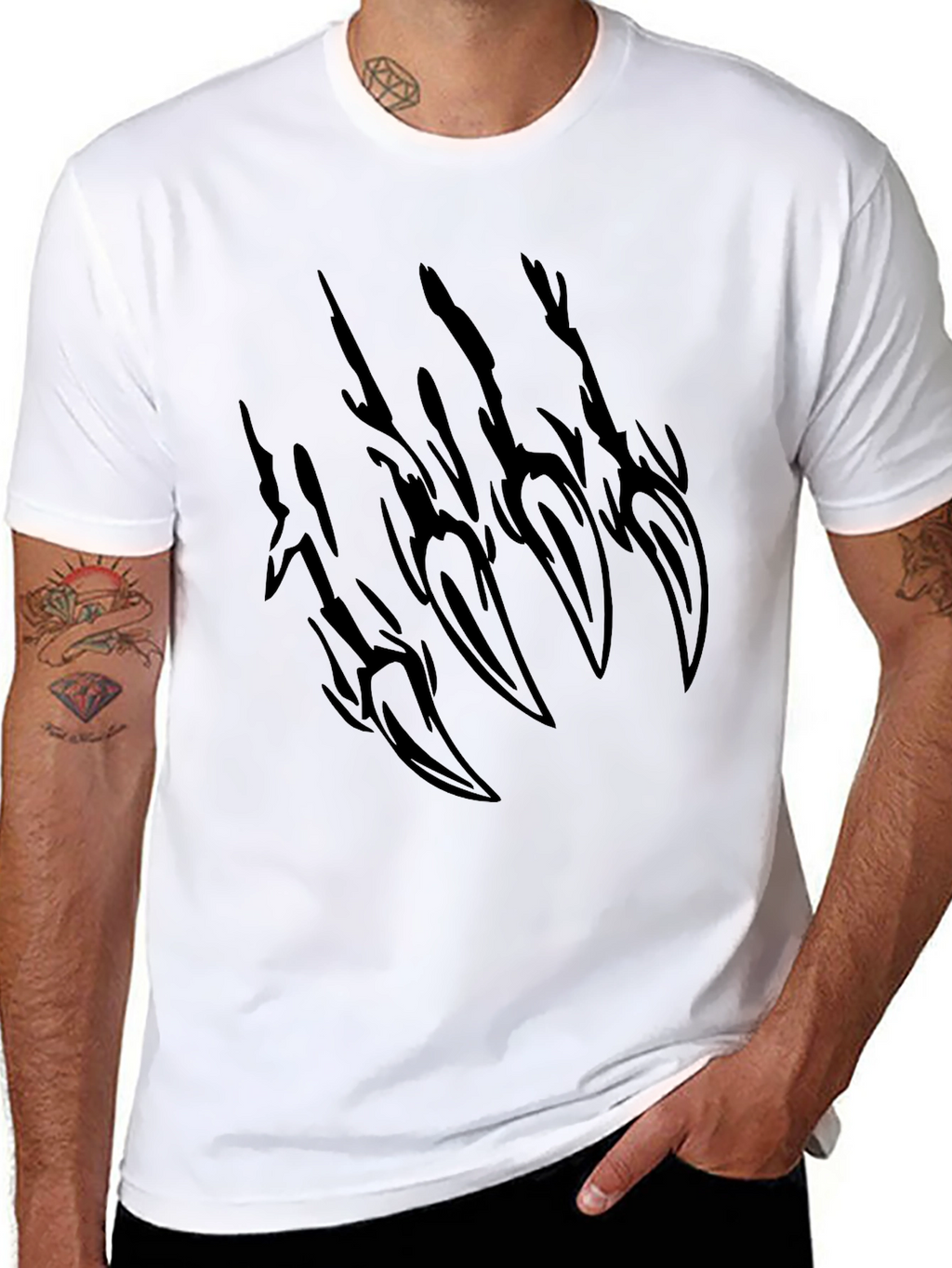 Claw Graphic Black T-Shirt