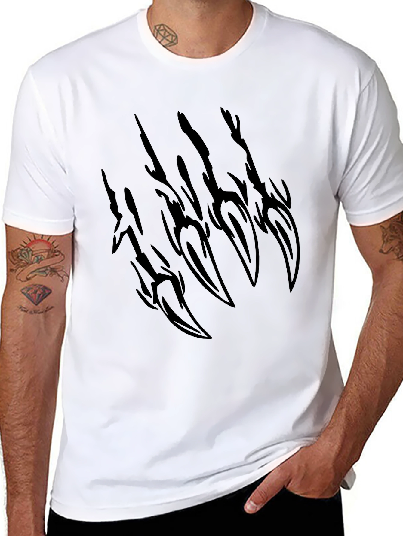 Claw Graphic Black T-Shirt