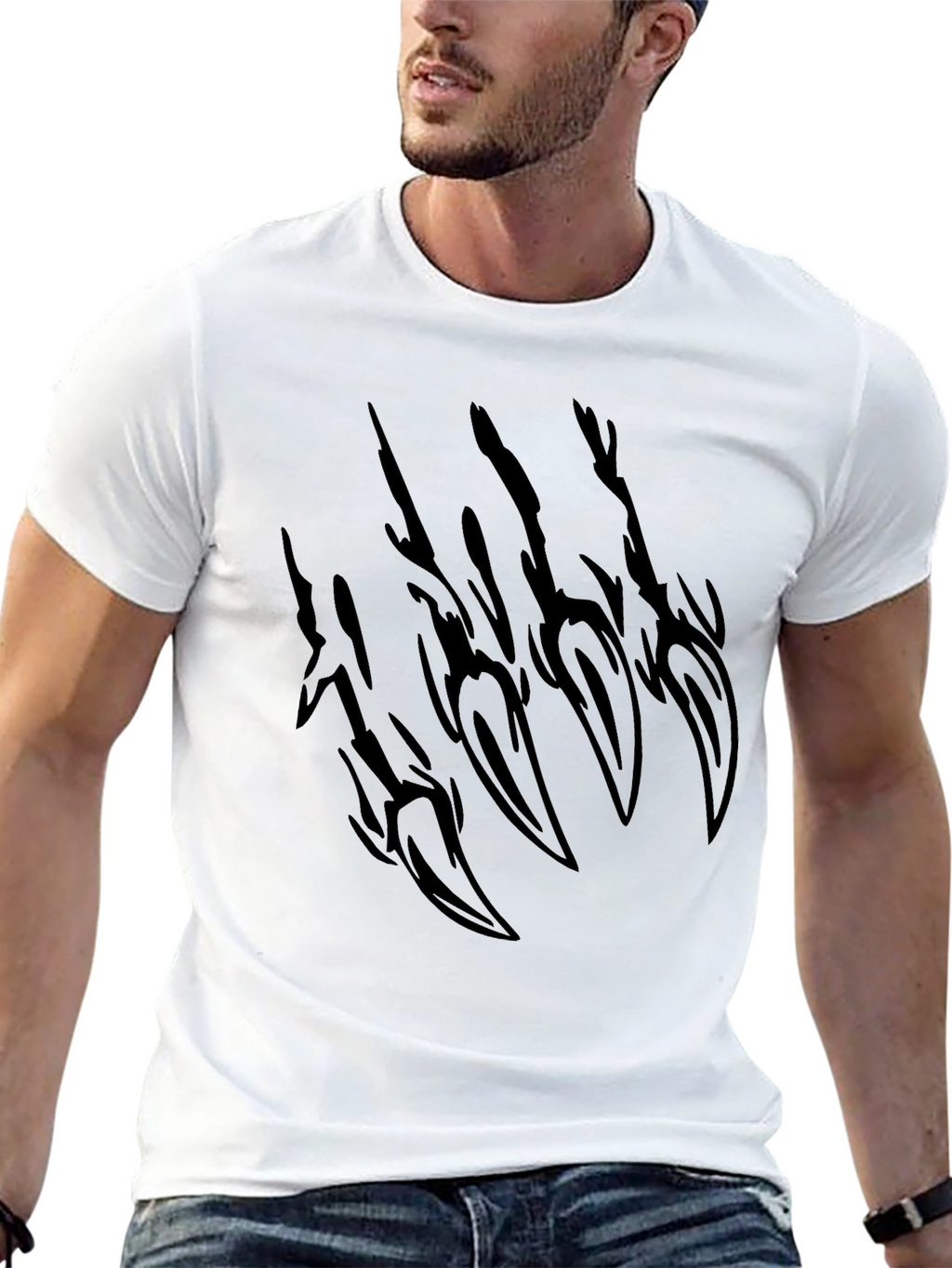 Claw Graphic Black T-Shirt
