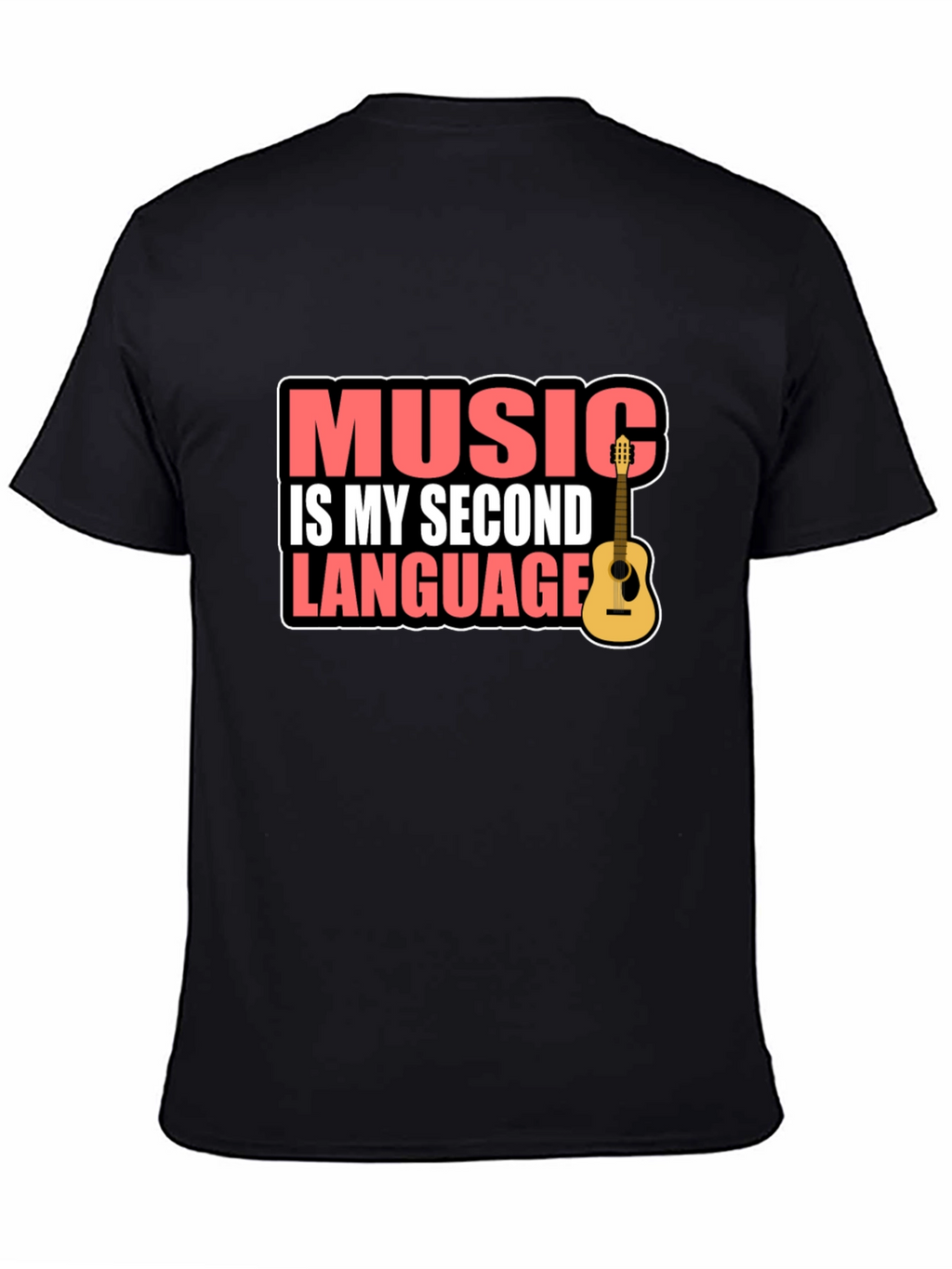 Music is My Second Language Graphic Tee