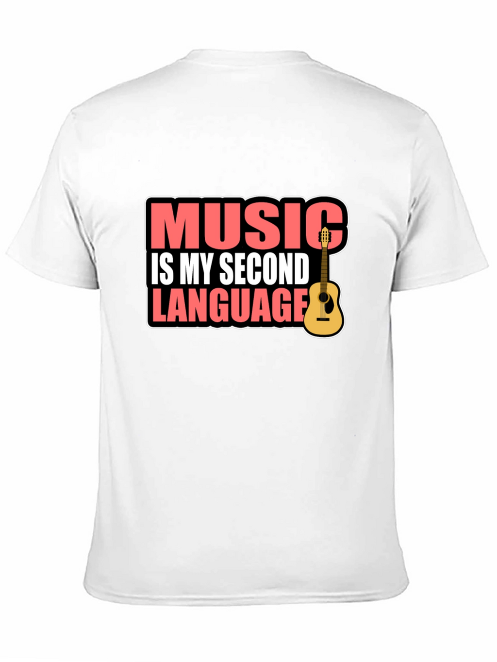 Music is My Second Language Graphic Tee