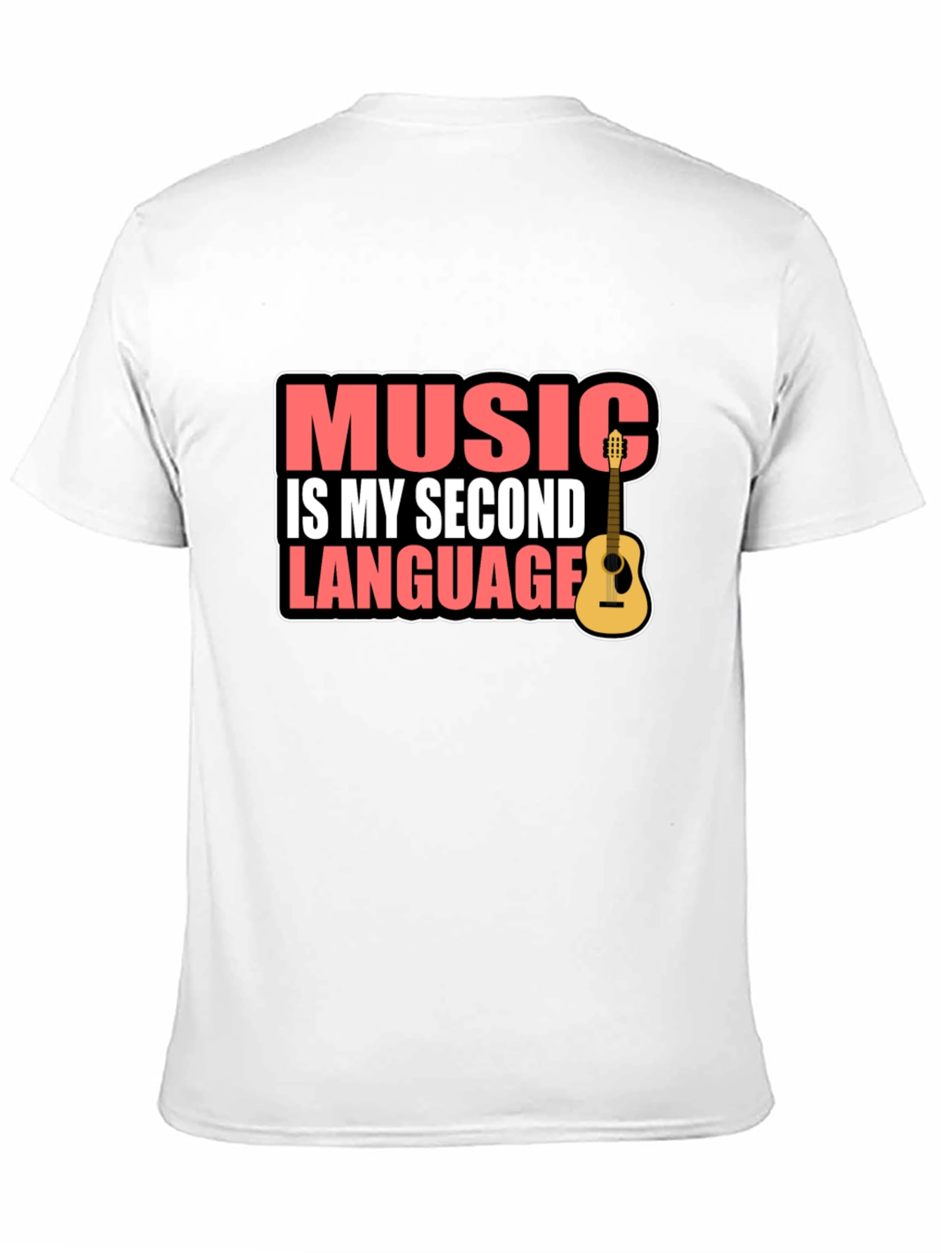 Music is My Second Language Graphic Tee