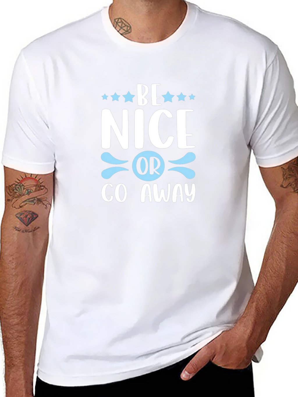 Be Nice Graphic Tee - Stylish Unisex Cotton T-Shirt